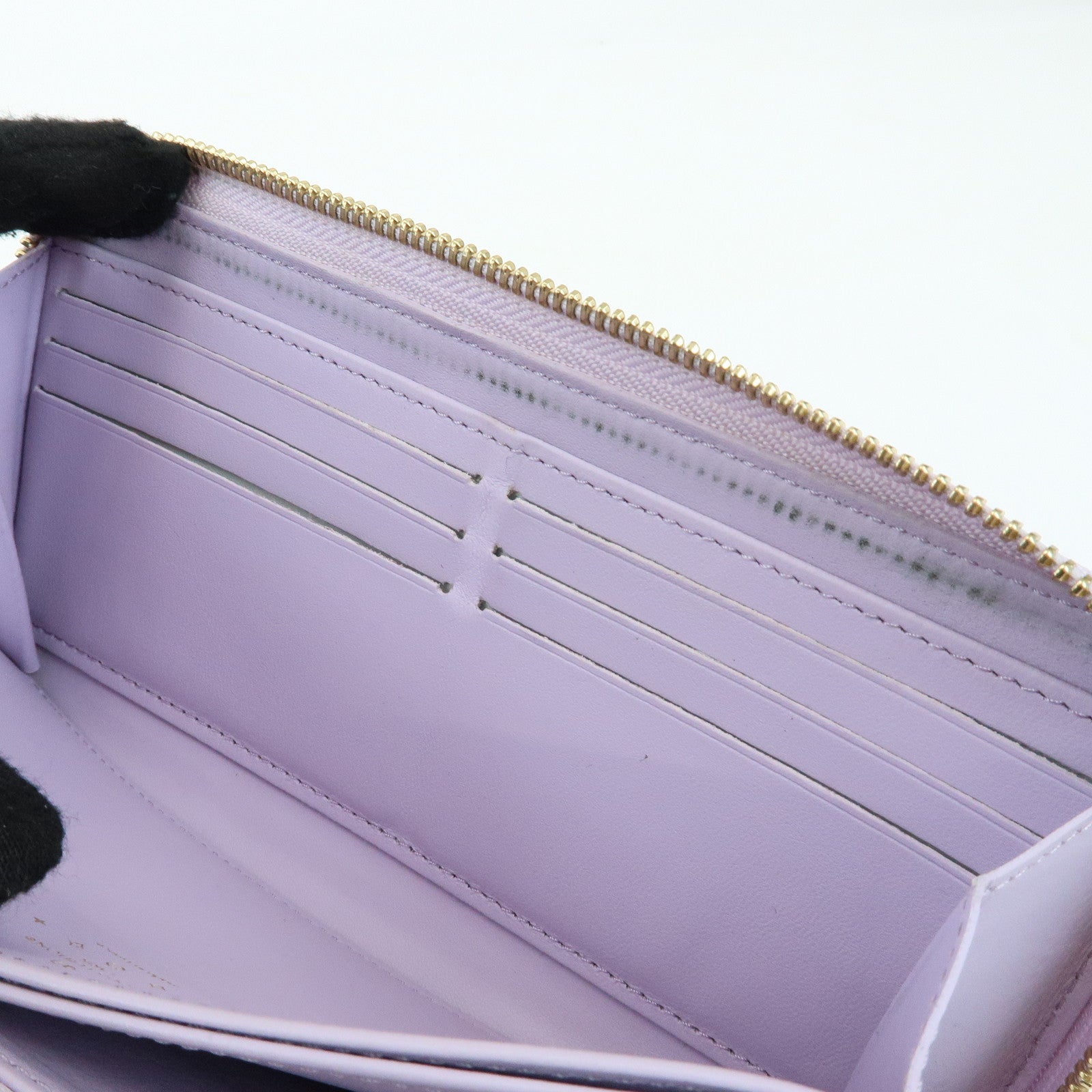 Louis Vuitton Monogram Vernis Long Wallet Glossy Lilac M82977