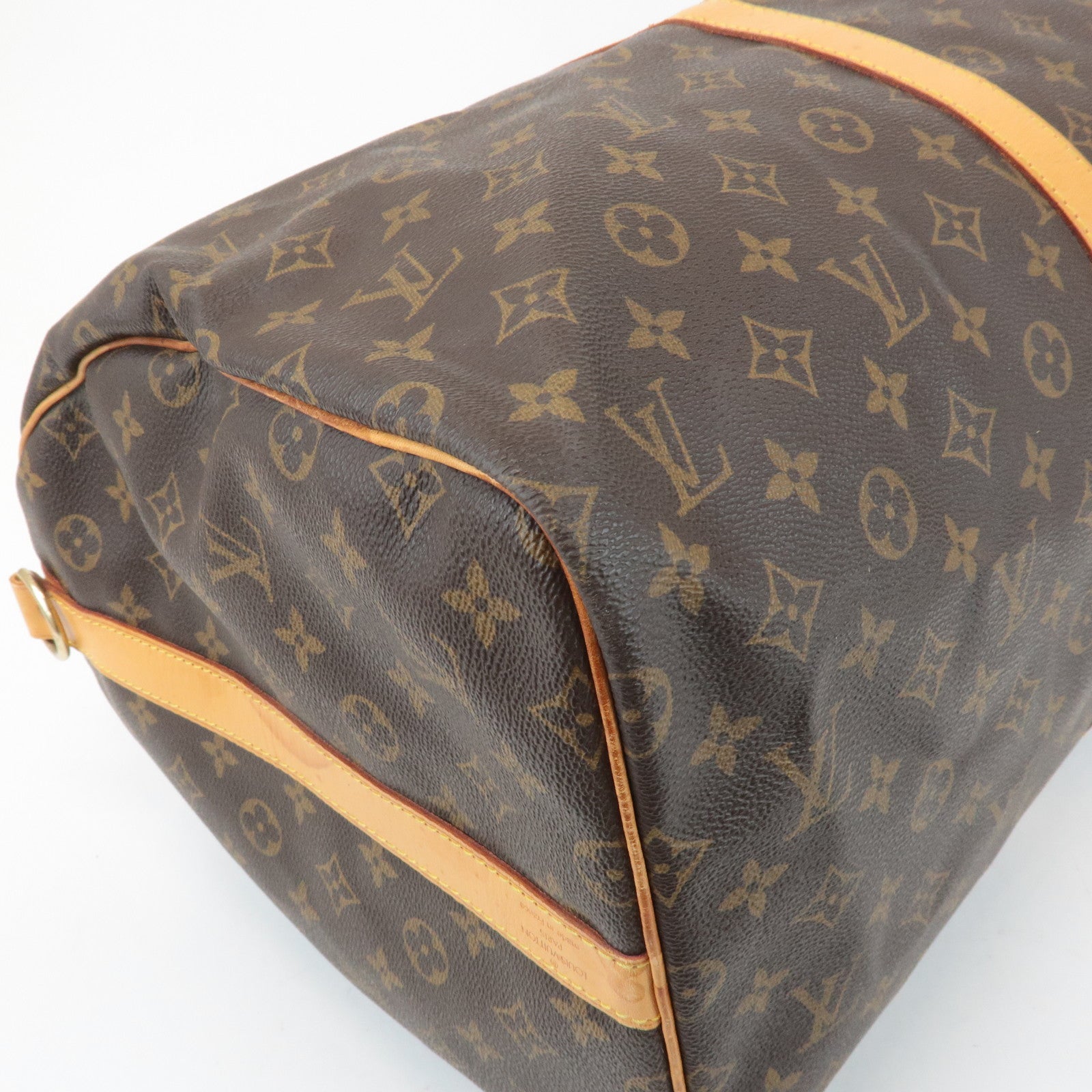Louis Vuitton Monogram Keep All Bandouliere 55 Boston Bag M41414 Used