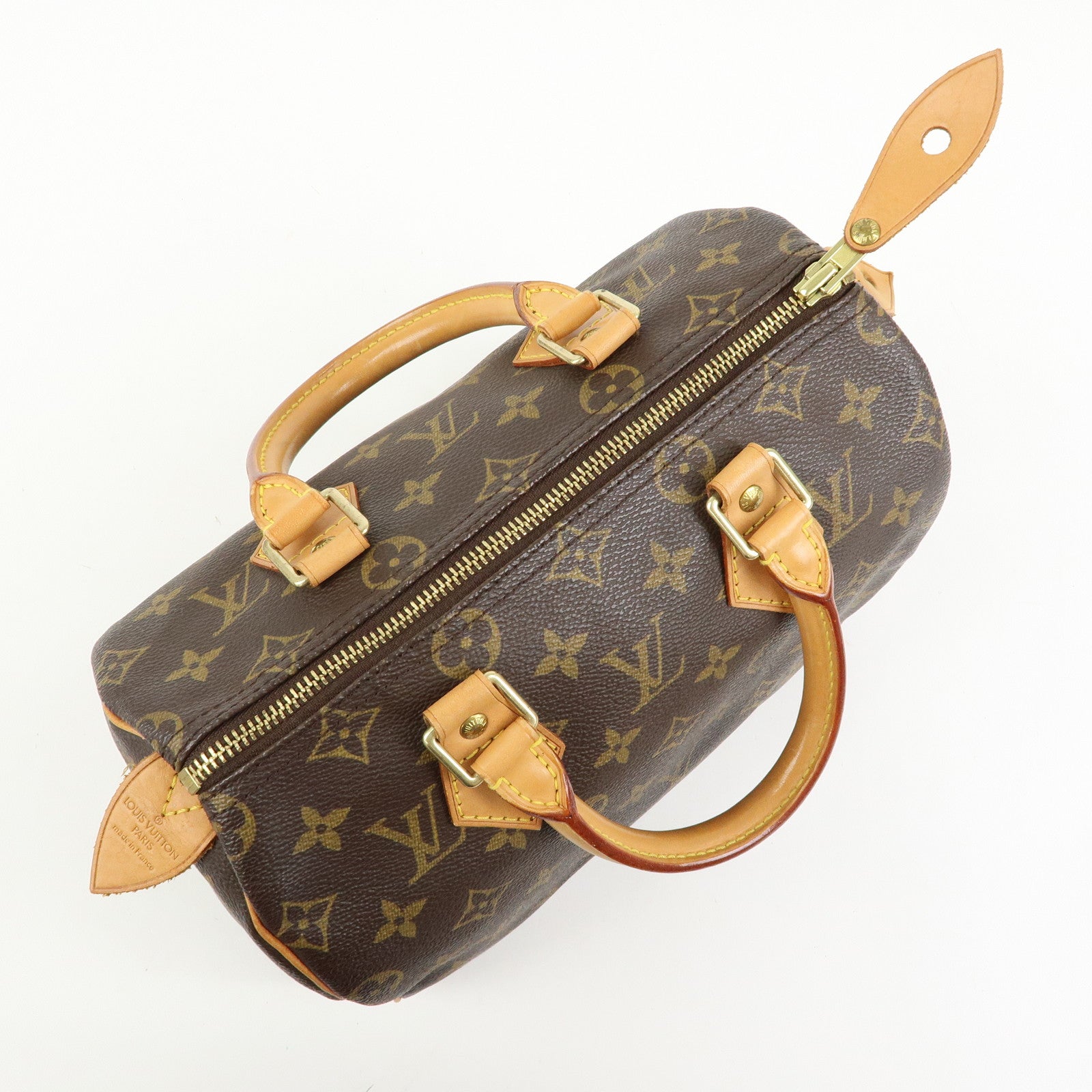 Louis Vuitton Monogram Speedy 25 Boston Bag Hand Bag Brown M41528
