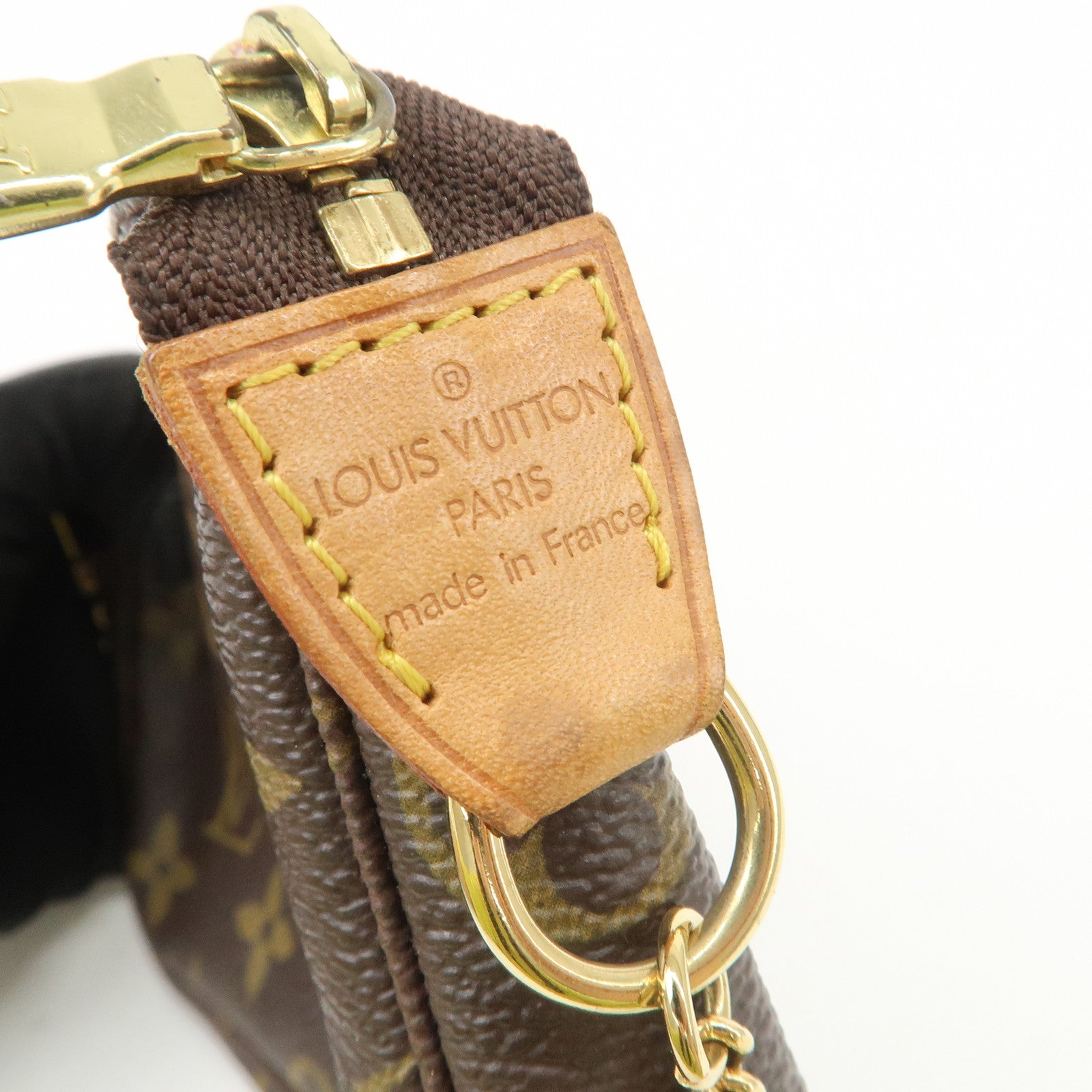 Louis Vuitton Monogram Mini Pochette Accessoires Hand Bag M58009
