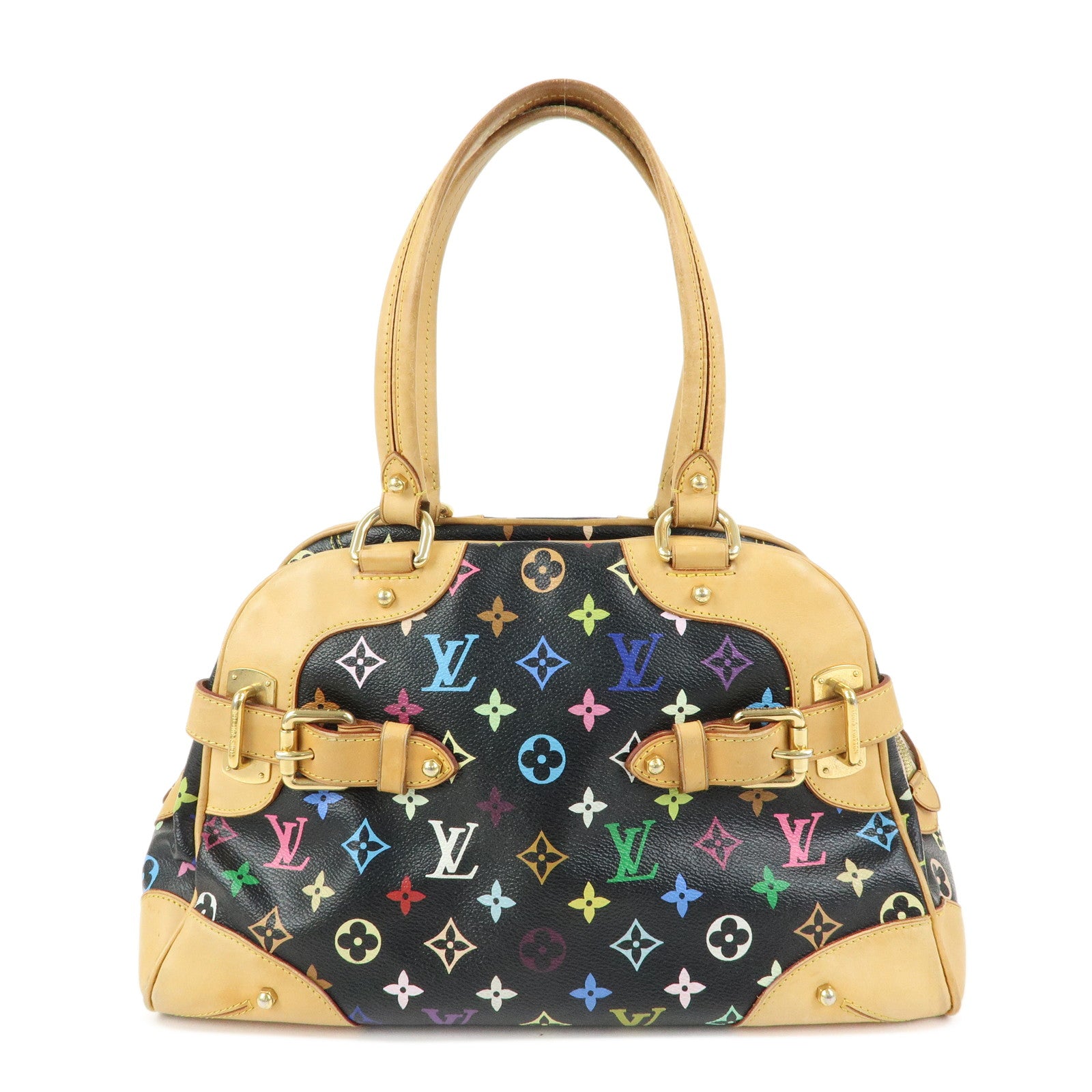 Louis Vuitton Monogram Multicolor Claudia Hand Bag Noir M40194