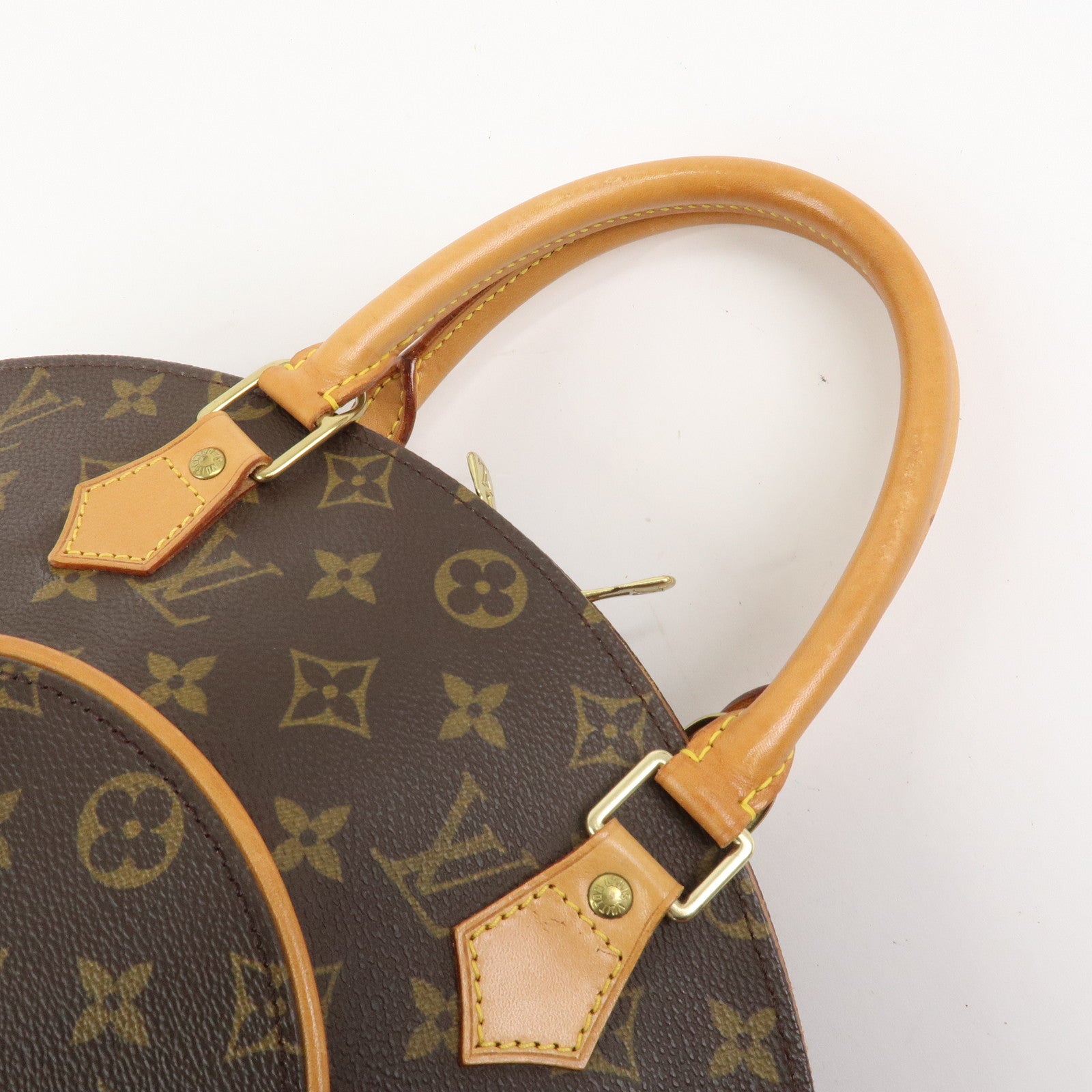 Louis Vuitton Monogram Ellipse MM Hand Bag Brown M51126