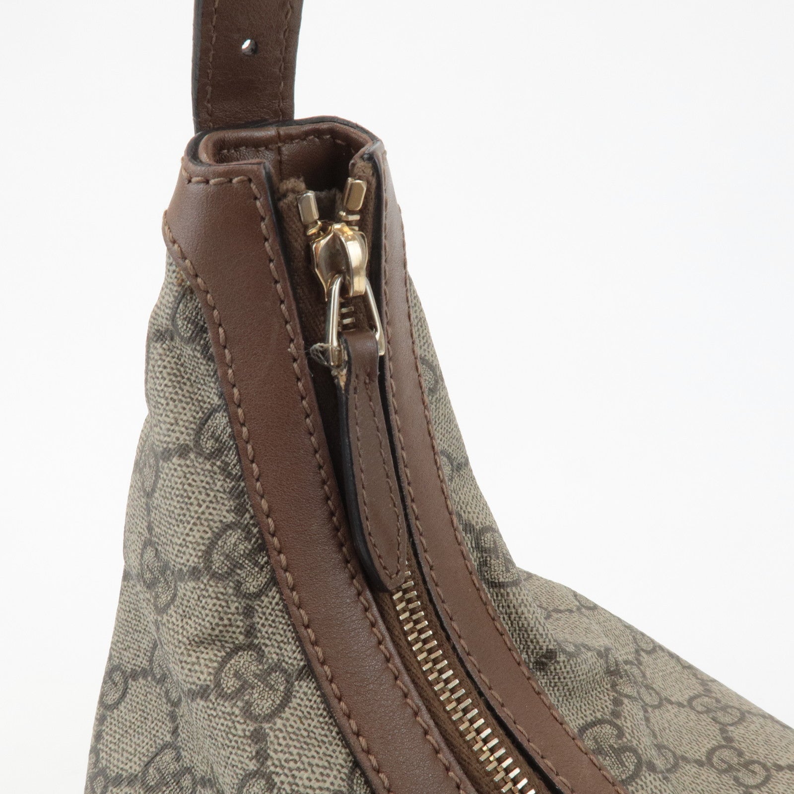 GUCCI GG Supreme Shoulder Bag Hand Bag Beige Brown 309618 Used