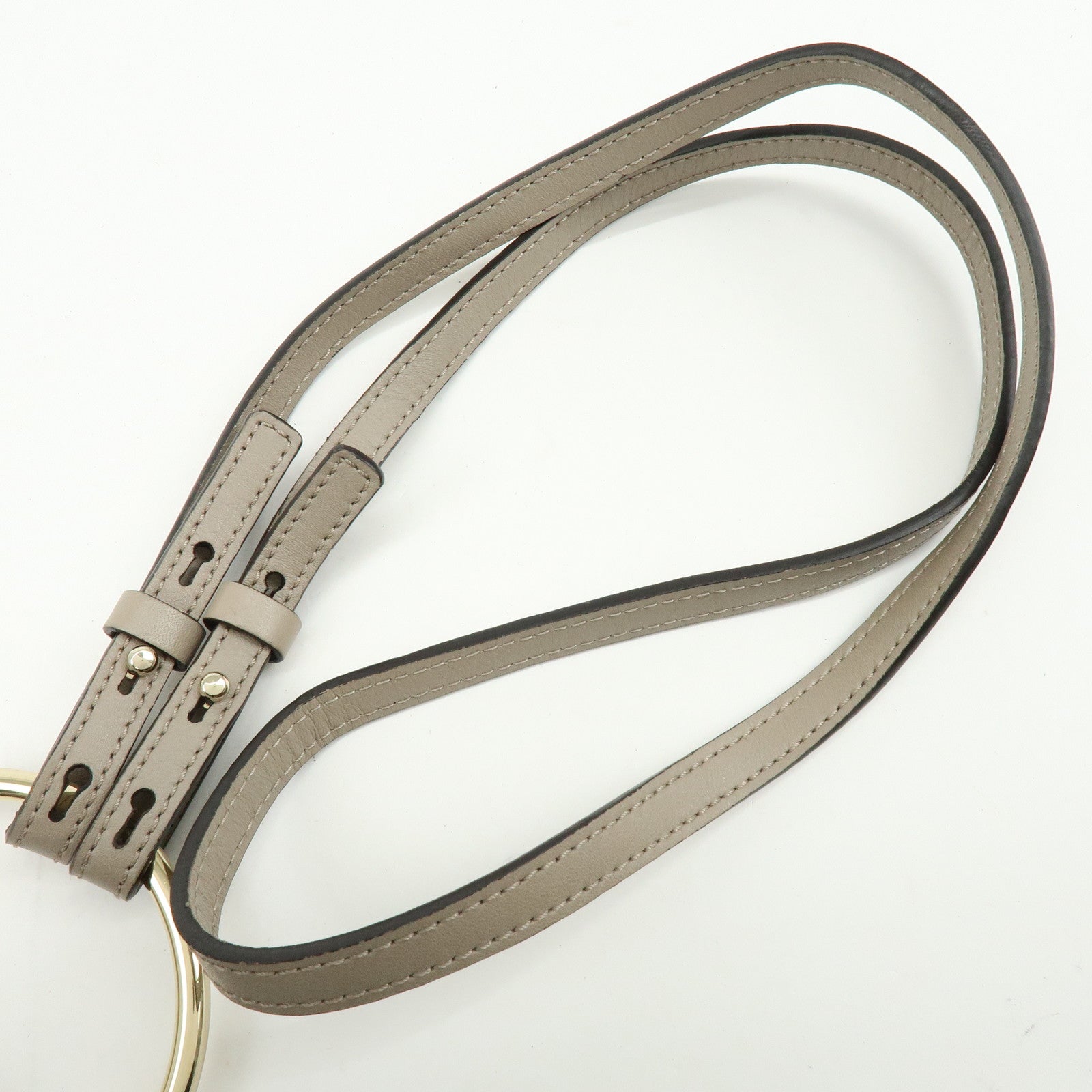 Chloe Faye Suede Leather Shoulder Bag Crossbody Bag Beige