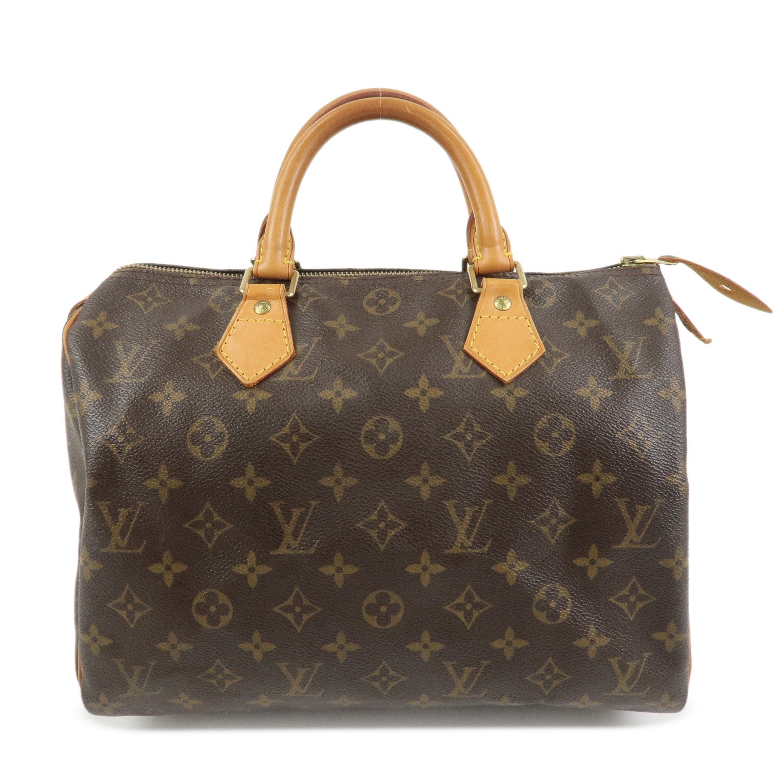 Louis Vuitton Monogram Speedy 30 Boston Bag Hand Bag Brown M41526