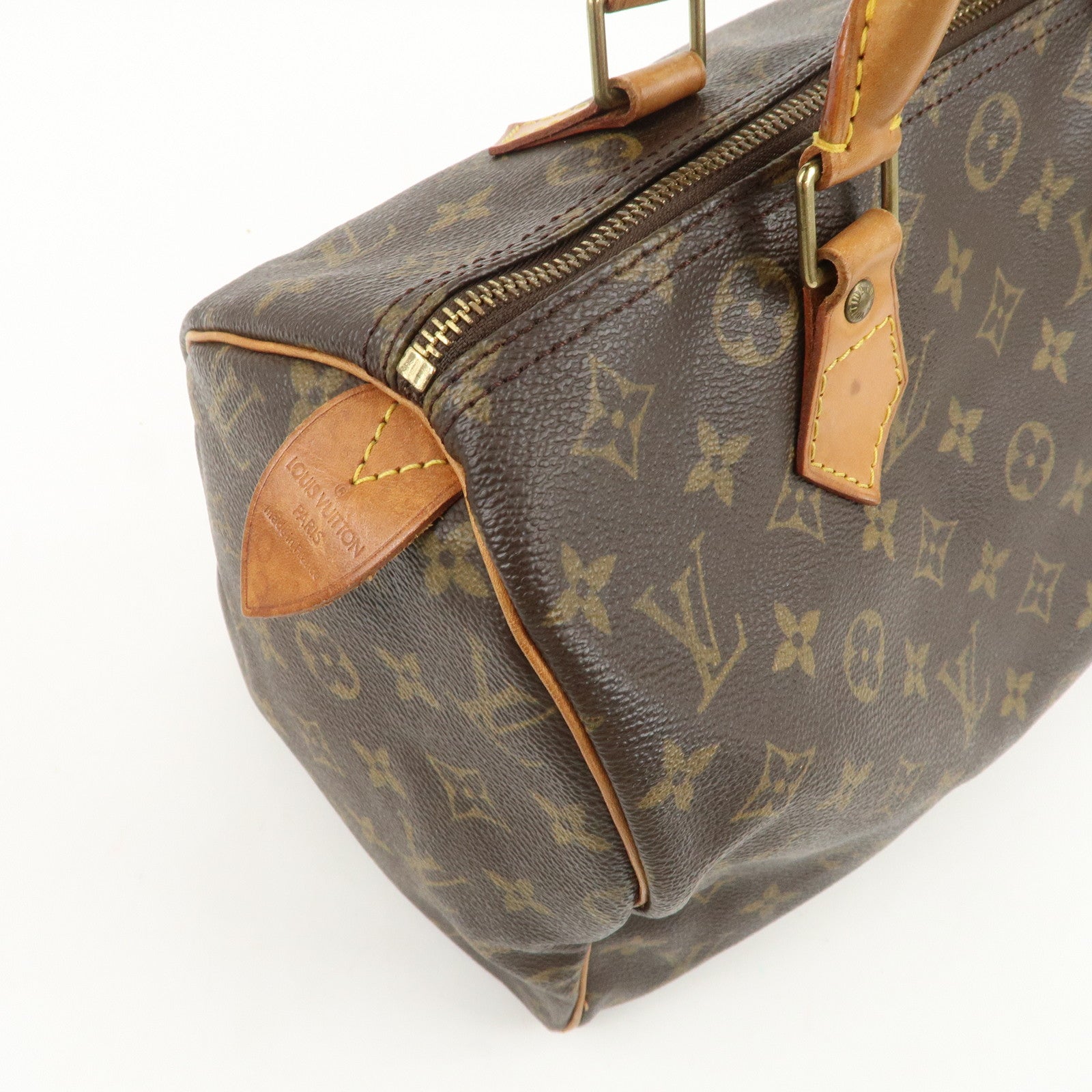 Louis Vuitton Monogram Speedy 30 Boston Bag Hand Bag Brown M41526