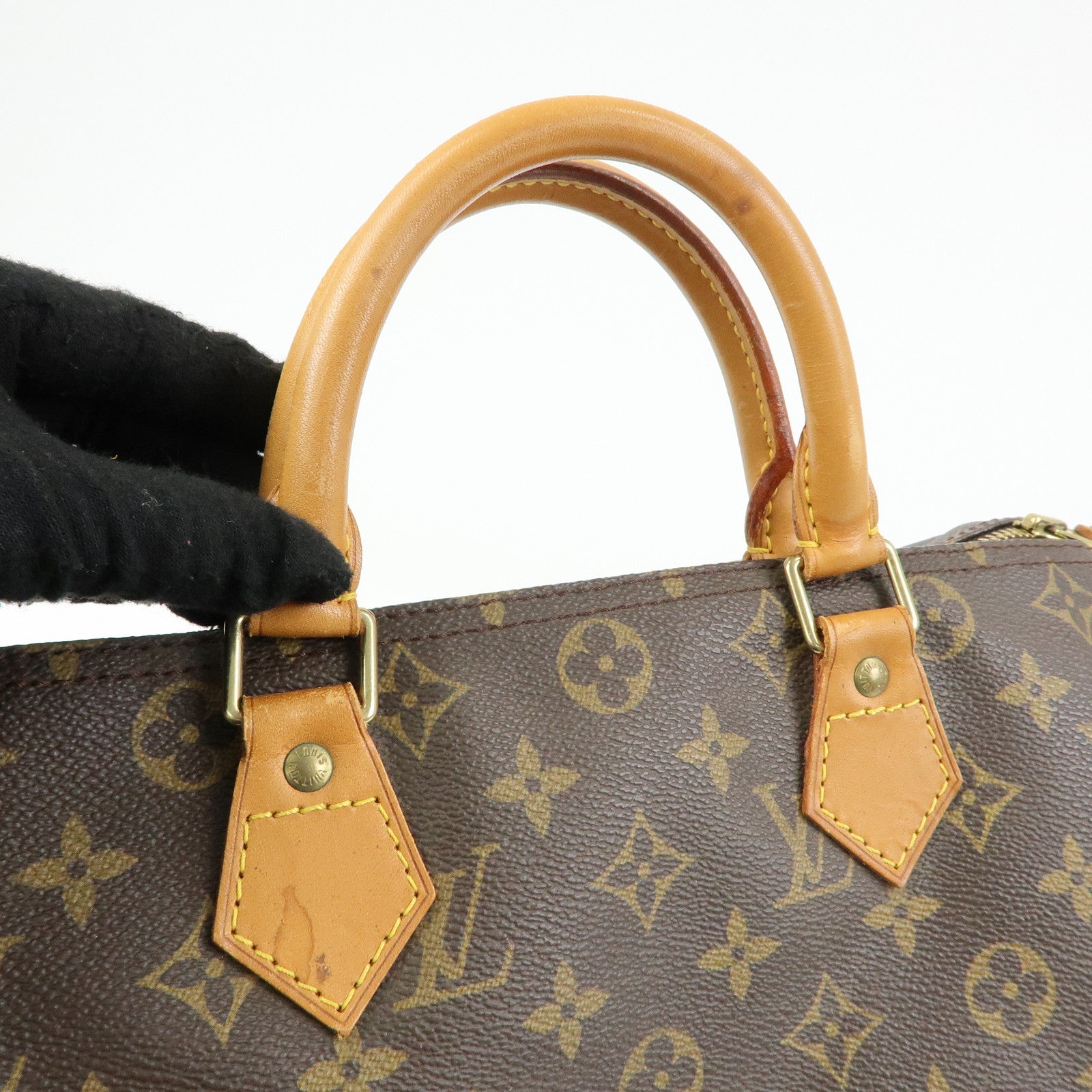 Louis Vuitton Monogram Speedy 30 Boston Bag Hand Bag Brown M41526