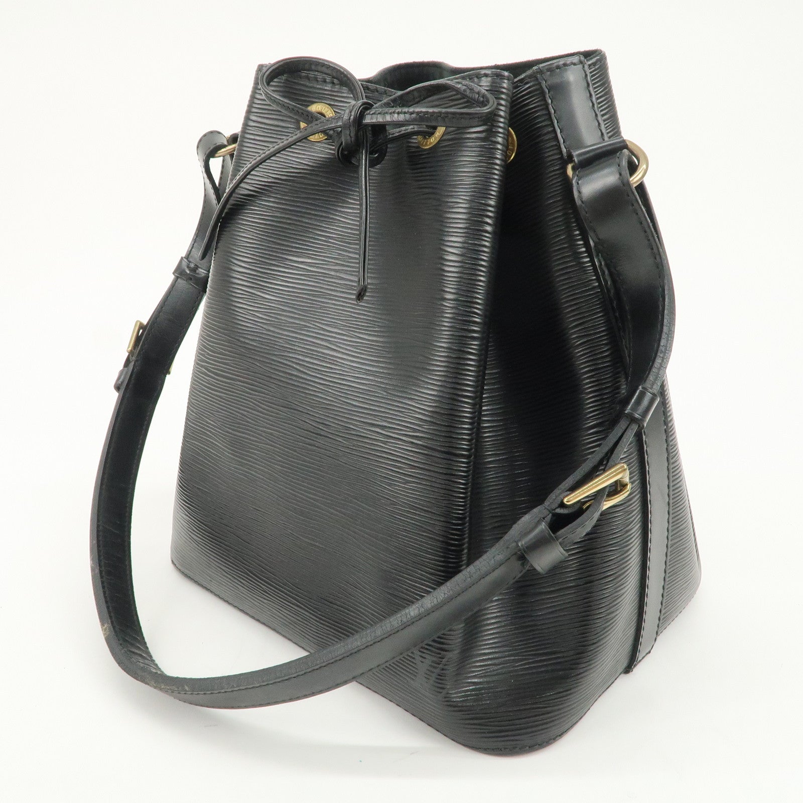 Louis Vuitton Epi Leather Petit Noe Shoulder Bag Noir Black M59012