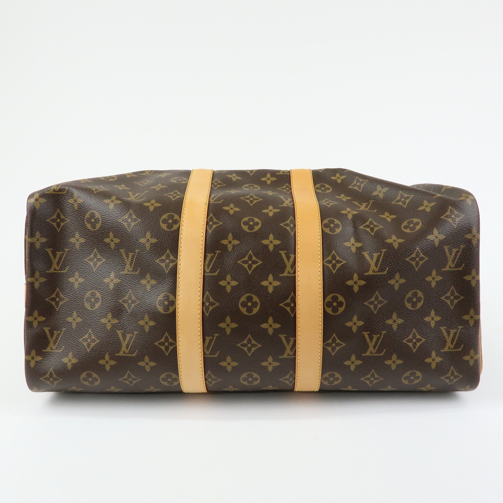 Louis Vuitton Monogram Keep All Bandouliere 45 Boston Bag M41418