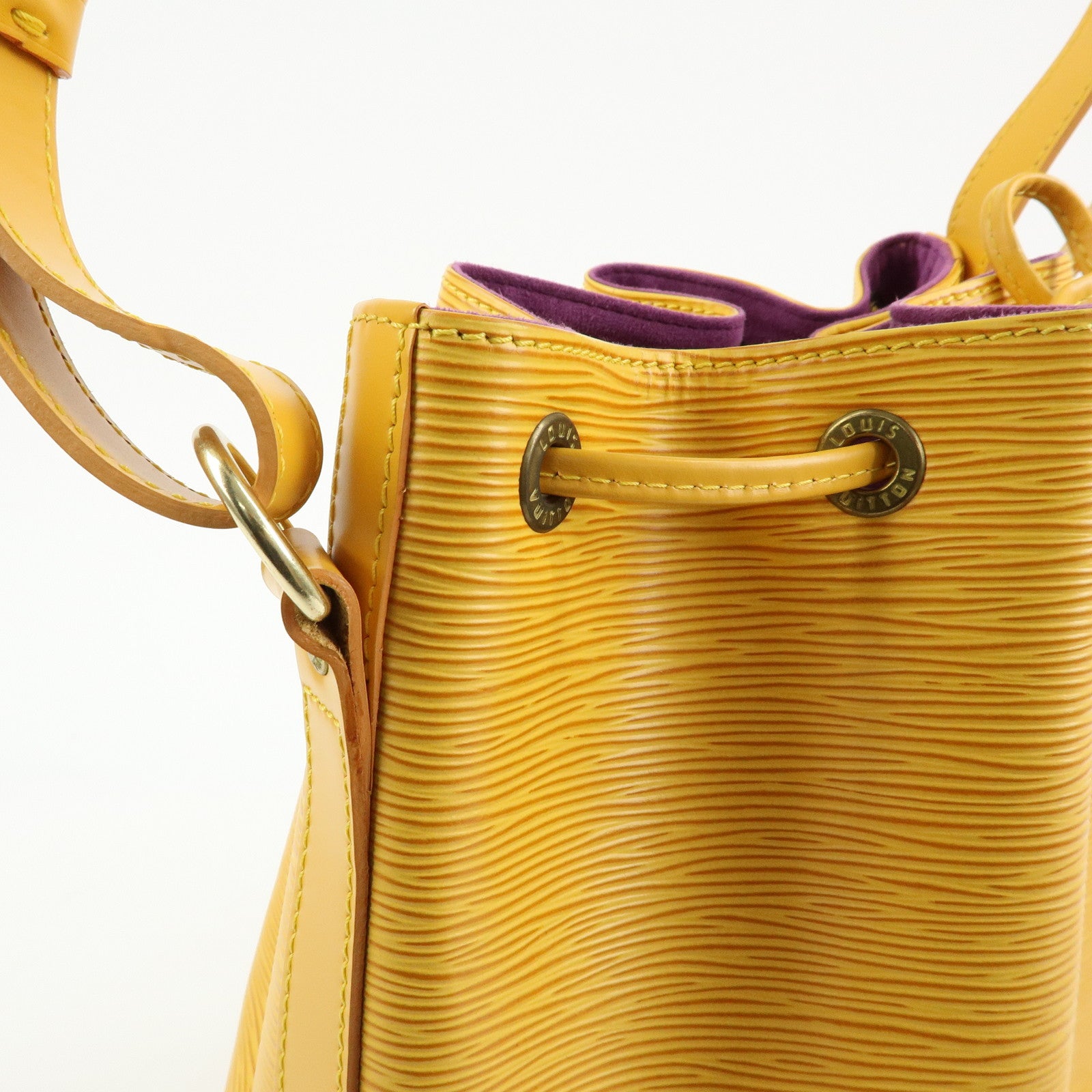 Louis Vuitton Epi Noe Leather Shoulder Bag Tassili Yellow M44009