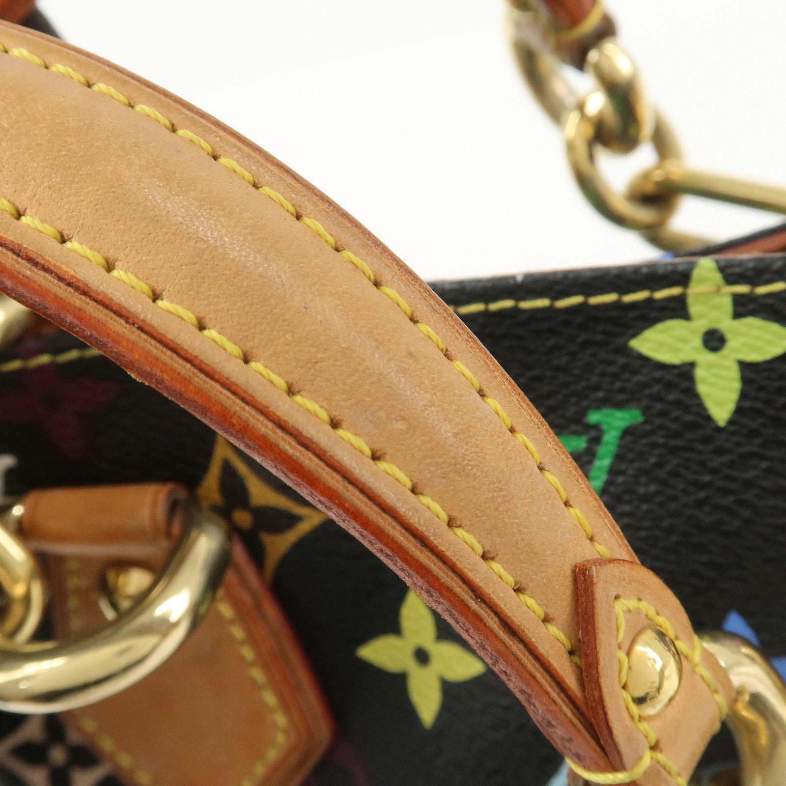 Louis Vuitton Monogram Multicolor Audra Hand Bag Noir Black M40048