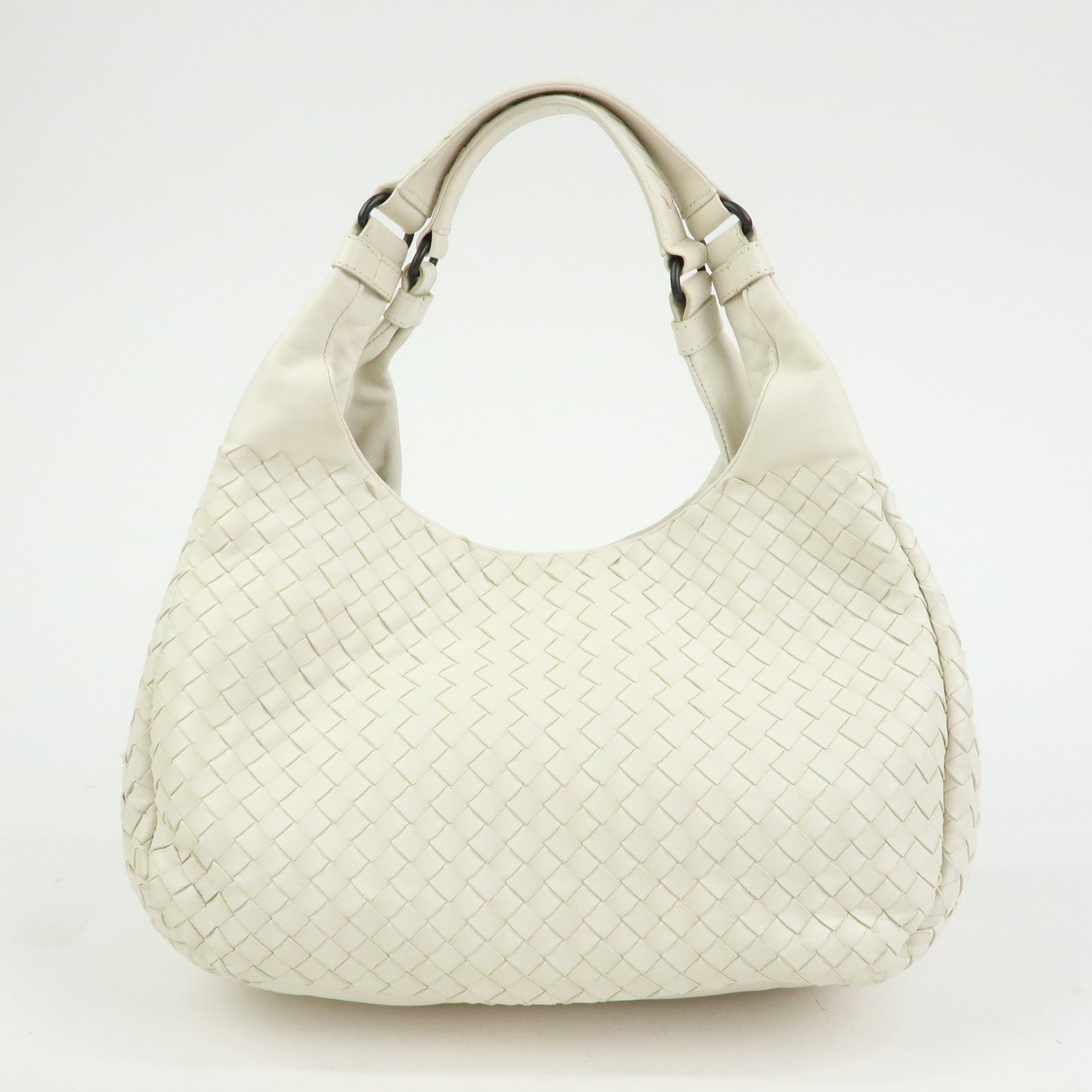 BOTTEGA VENETA Intrecciato Campana Leather Shoulder Bag 125787