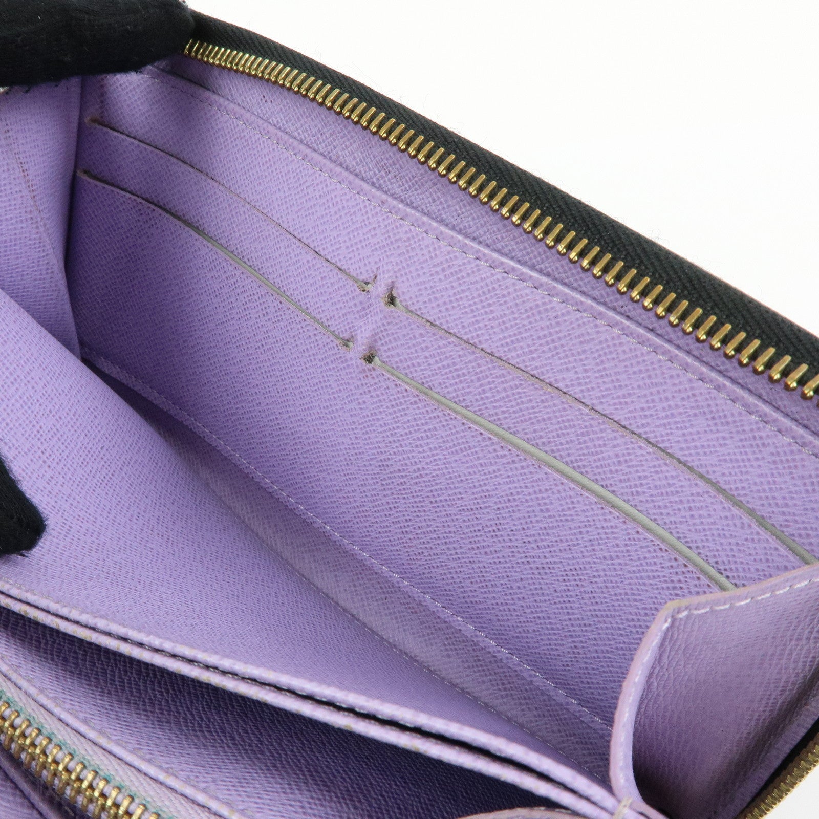Louis Vuitton Monogram Multi Color Zippy Wallet Violet M60275