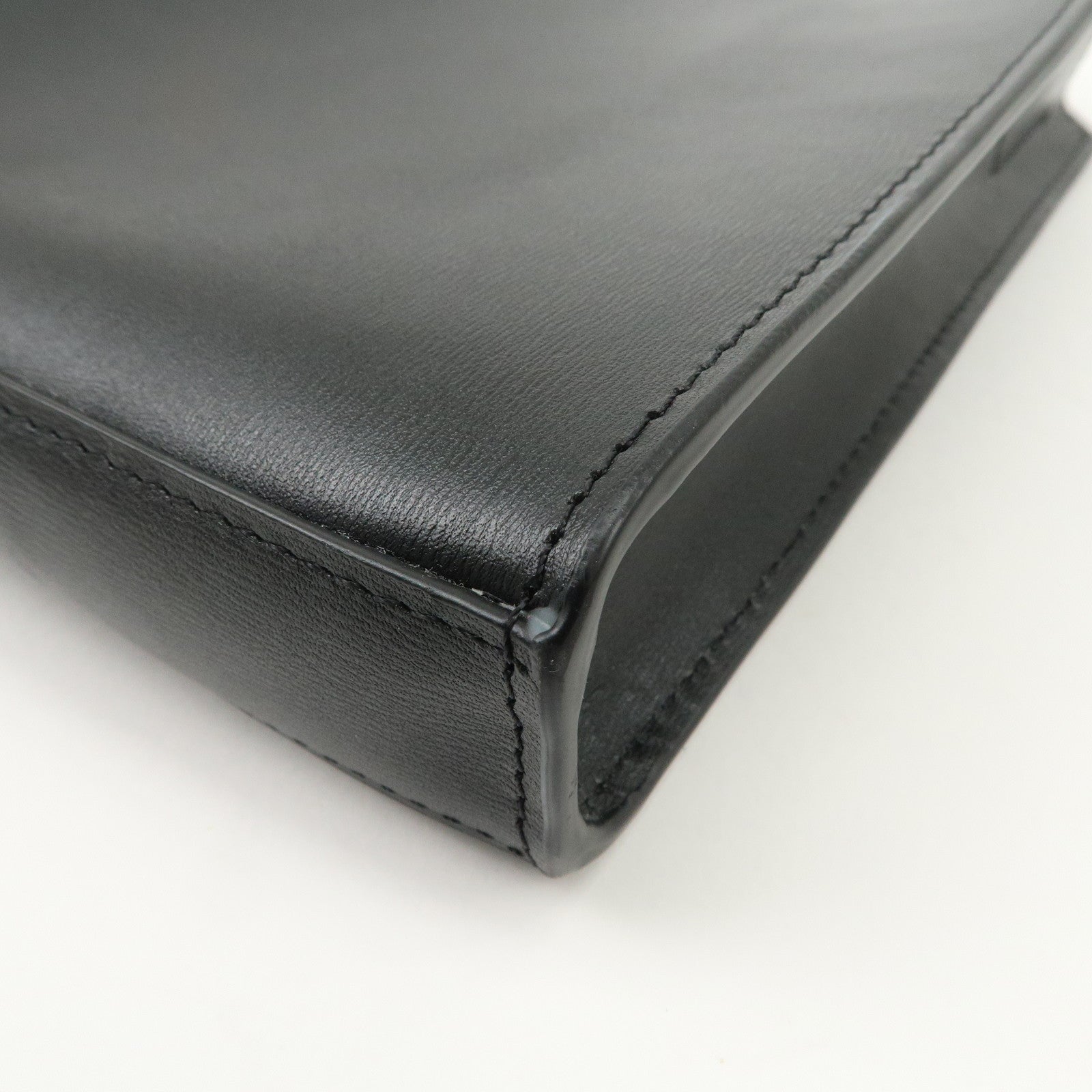 Jil Sander Leather Tangle Bag Shoulder Bag Black