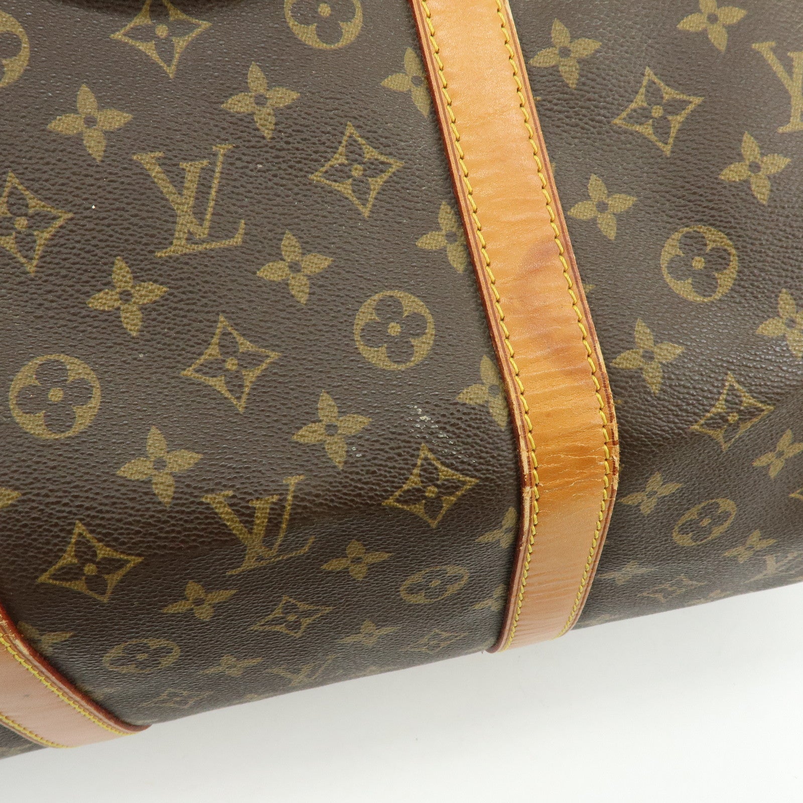 Louis Vuitton Monogram Keep All 60 Boston Bag Brown M41422