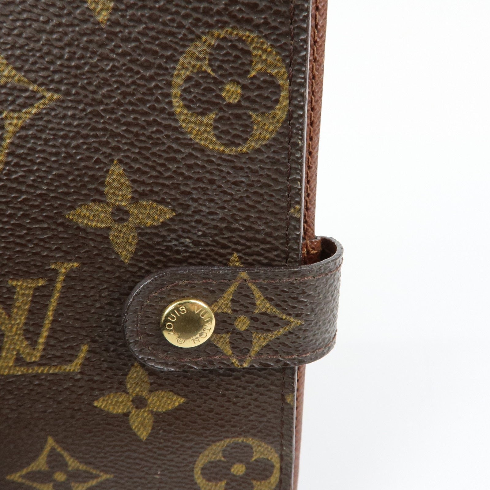 Louis Vuitton Monogram Agenda PM Planner Cover Brown R20005
