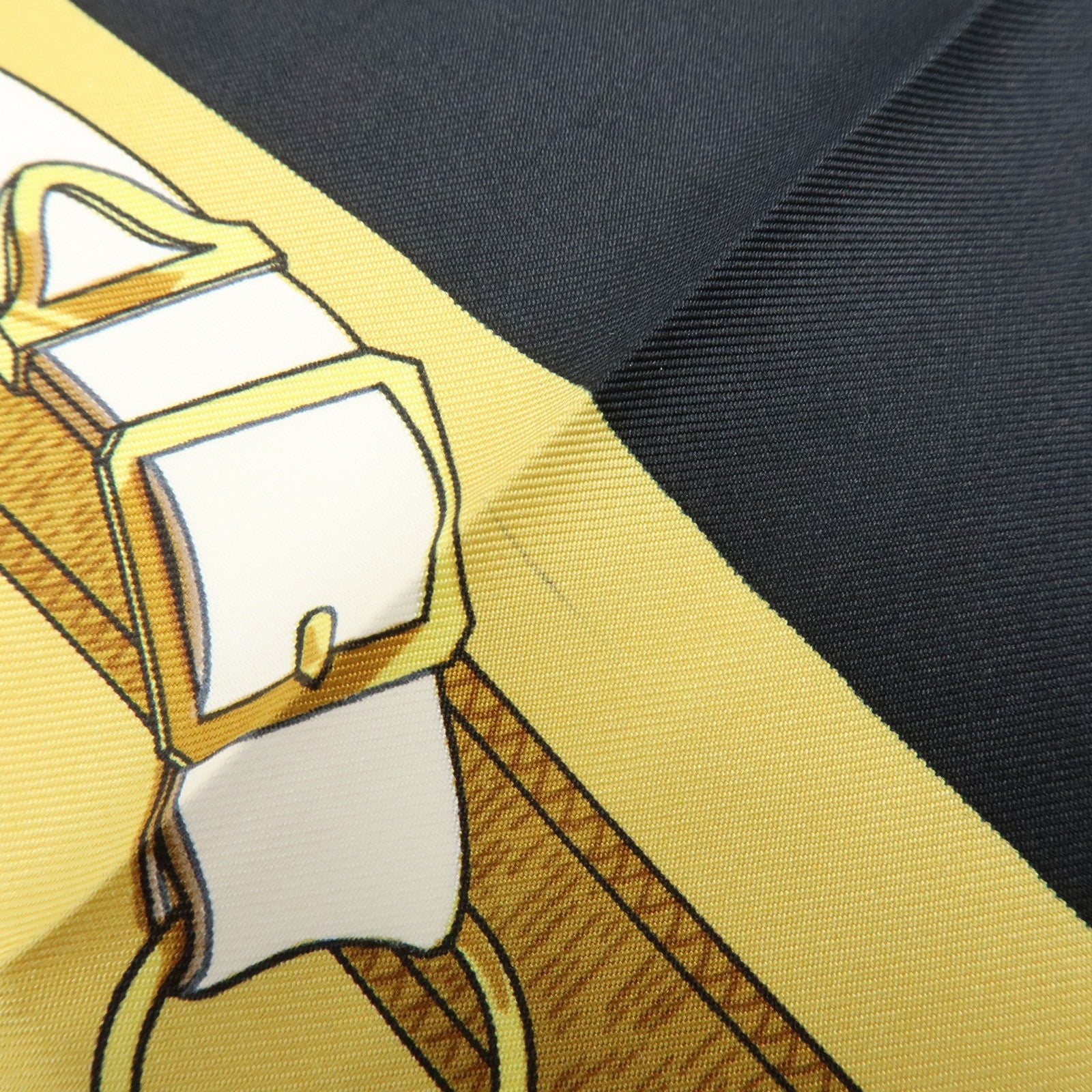 HERMES Carre 90 Set of 2 Silk 100% Scarf Black Gold Bordeaux