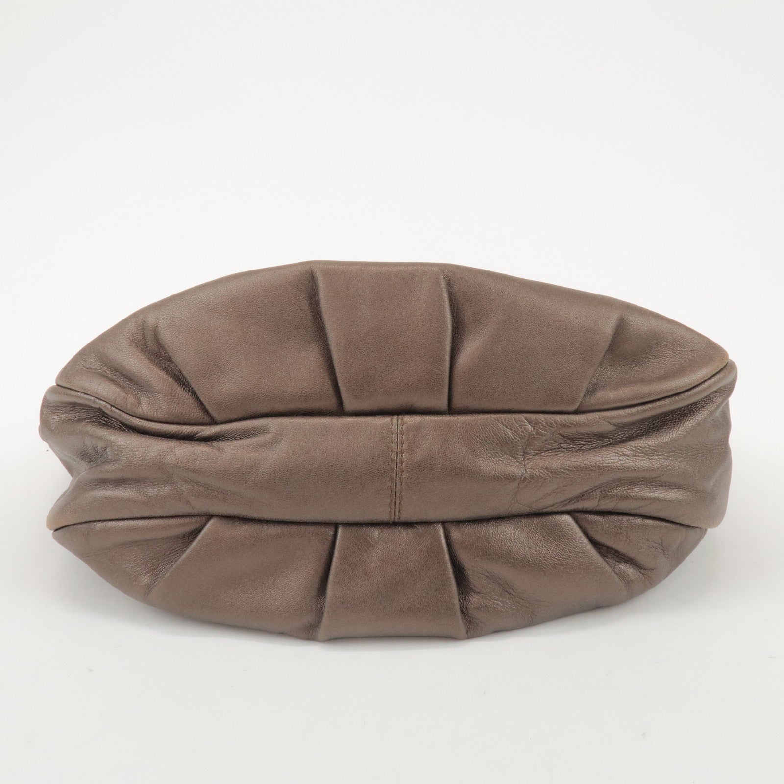 LOEWE Anagram Leather Shoulder Bag Hand Bag Bronze