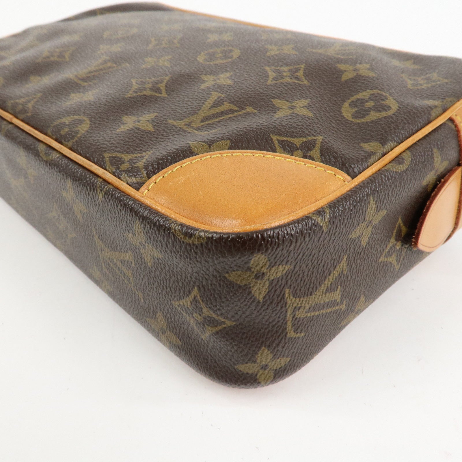 Louis Vuitton Monogram Compiegne 28 Pouch Clutch Bag Brown M51845 Used