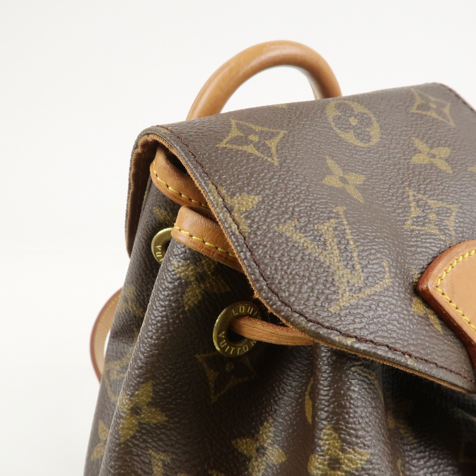 Louis Vuitton Monogram Mini Montsouris Backpack Brown M51137 Used