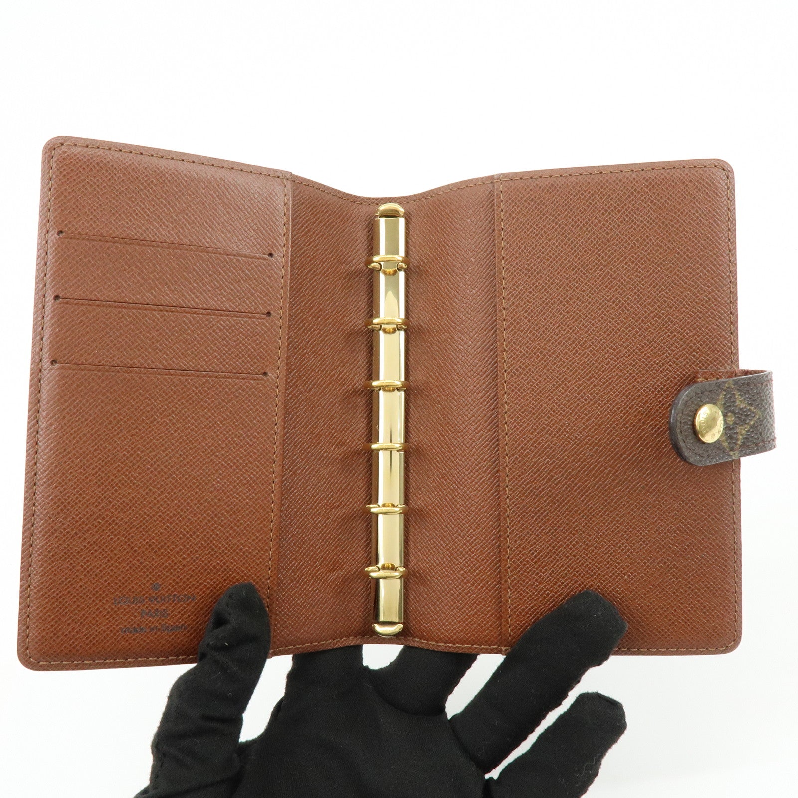 Louis Vuitton Monogram Agenda PM Planner Cover Brown R20005