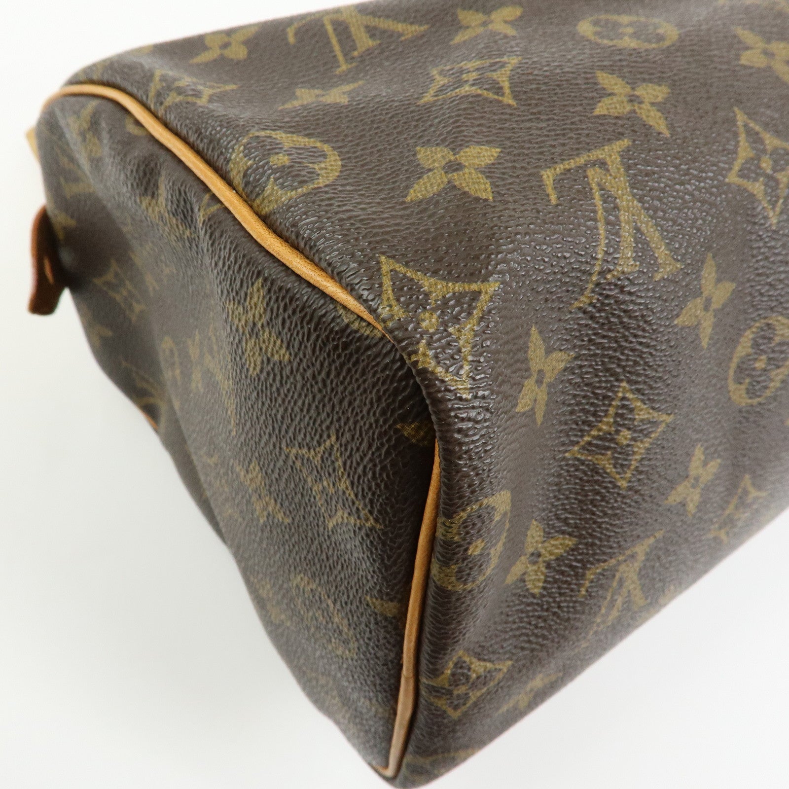Louis Vuitton Monogram Speedy 25 Boston Bag Hand Bag Brown M41528