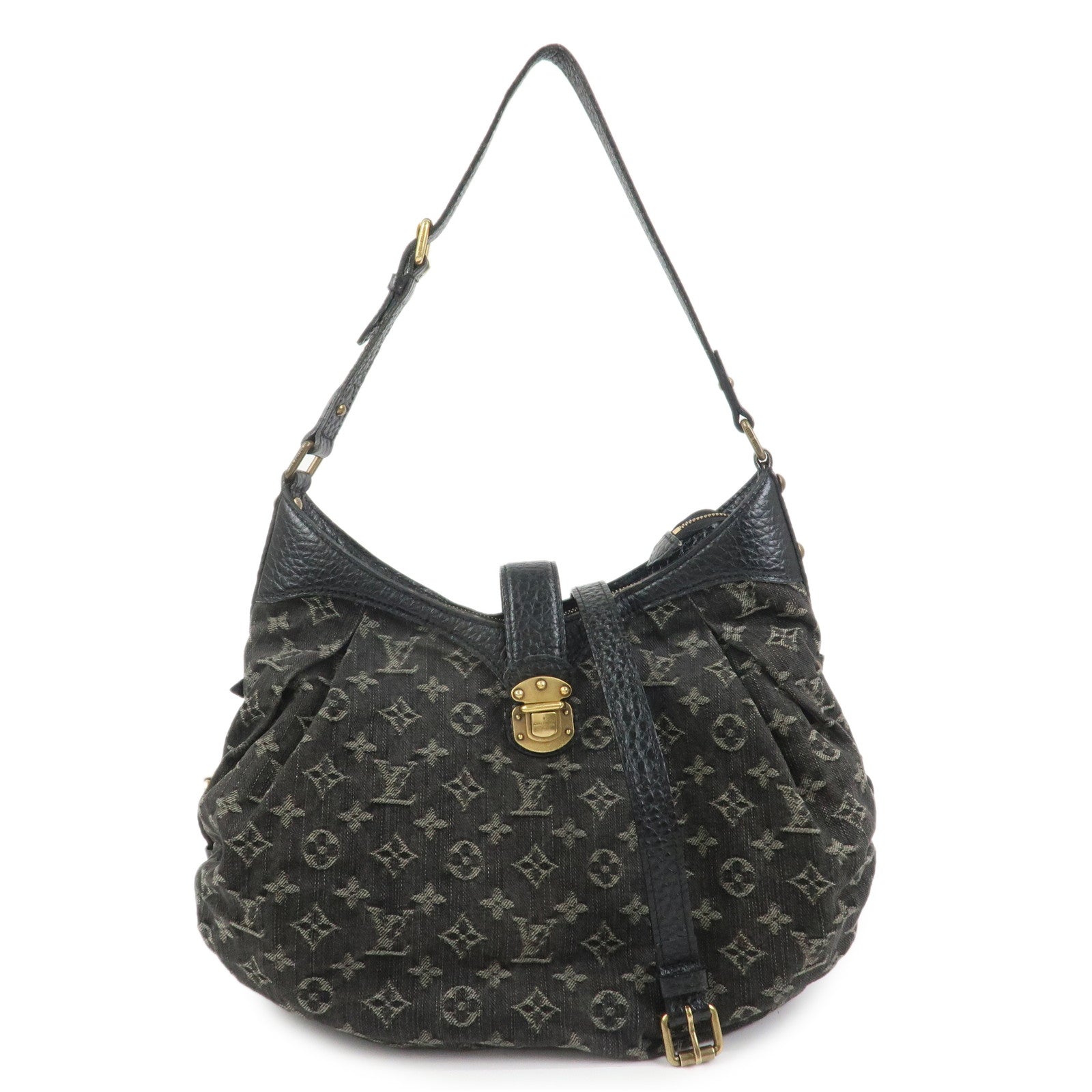 Louis Vuitton Monogram Denim Monogram denim   Leather XS Style