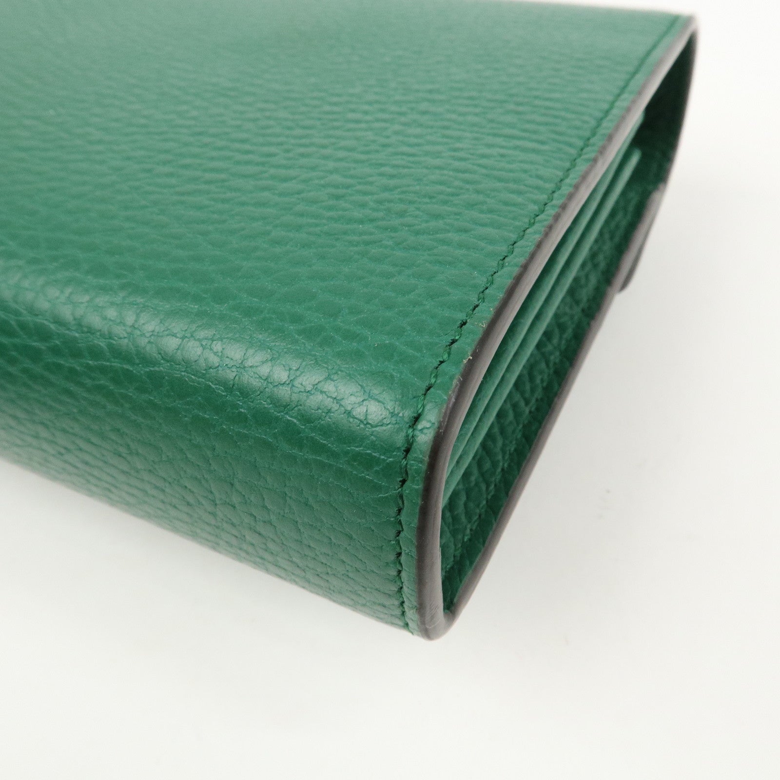 GUCCI Dionysus Leather Chain Wallet Shoulder Bag Green 401231