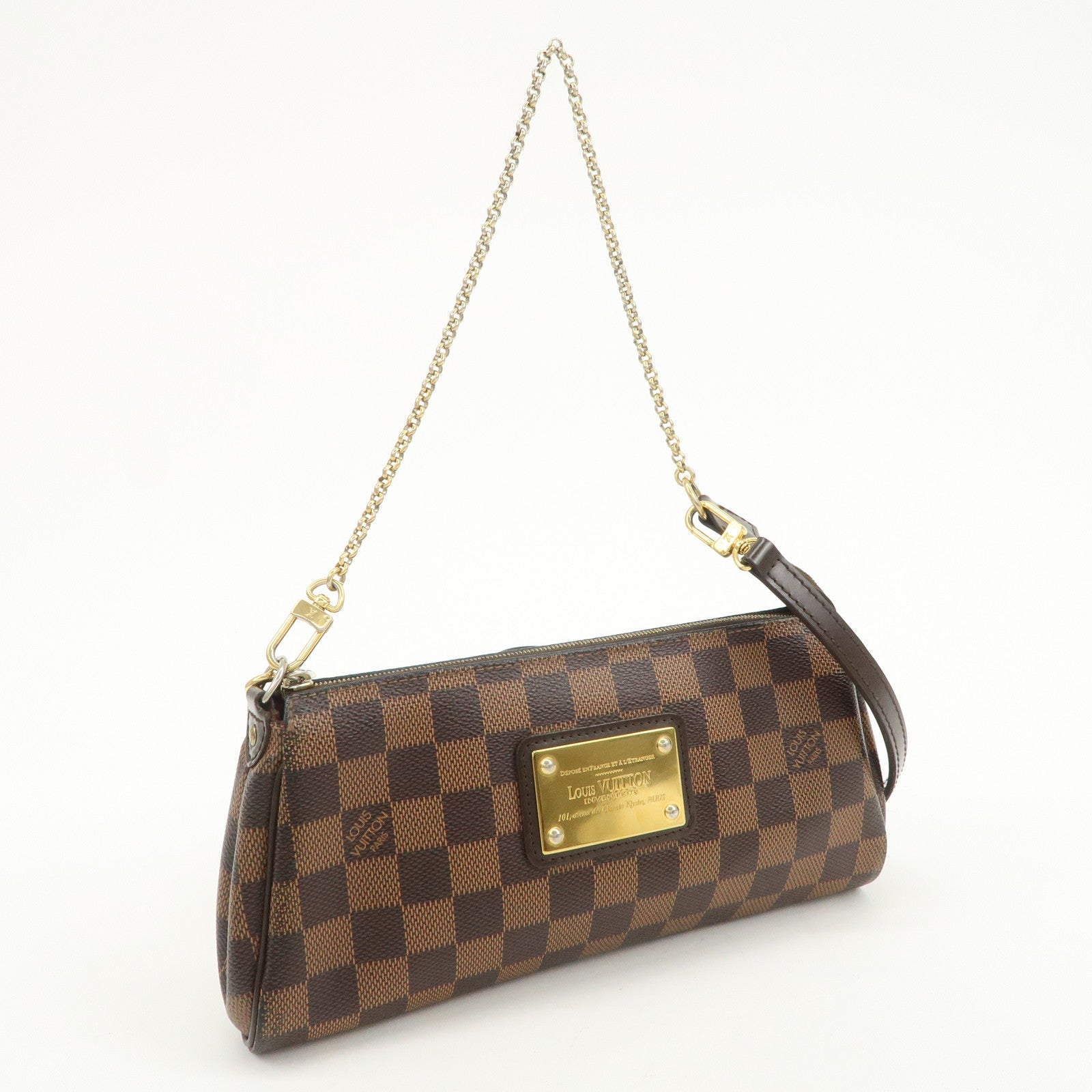 Louis Vuitton Damier Eva 2Way Hand Shoulder Bag Damier Ebene N55213