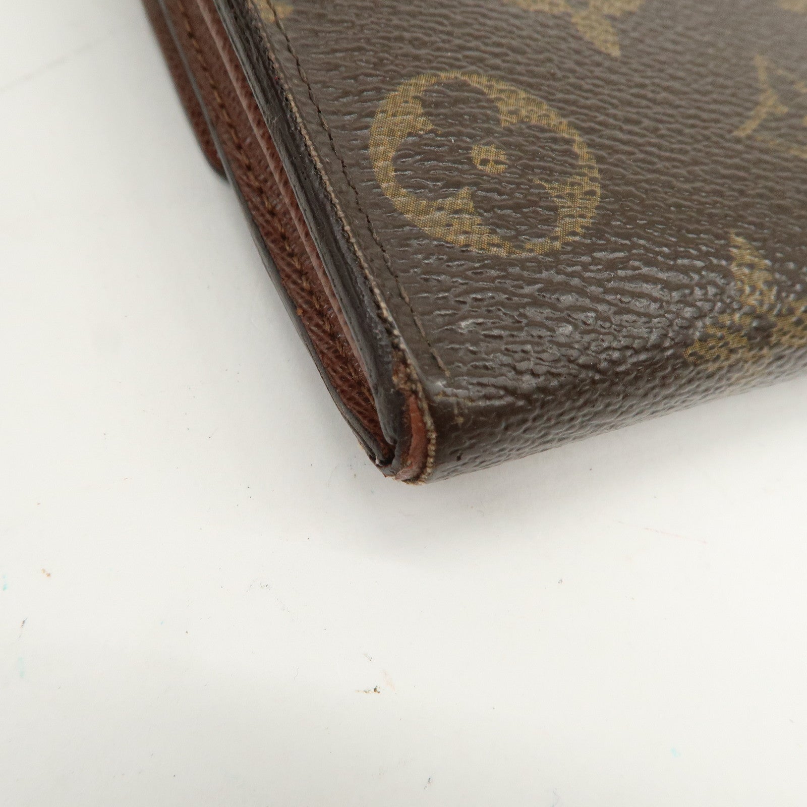 Louis Vuitton Monogram Set of 2 Long Wallets Brown M61734 M60825
