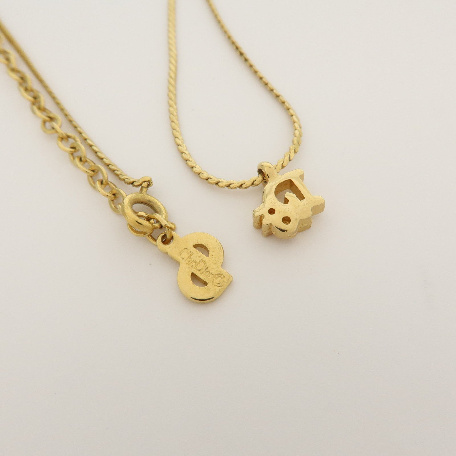 Christian Dior J'ADIOR Set of 3 Metal Rhinestone Necklace Choker