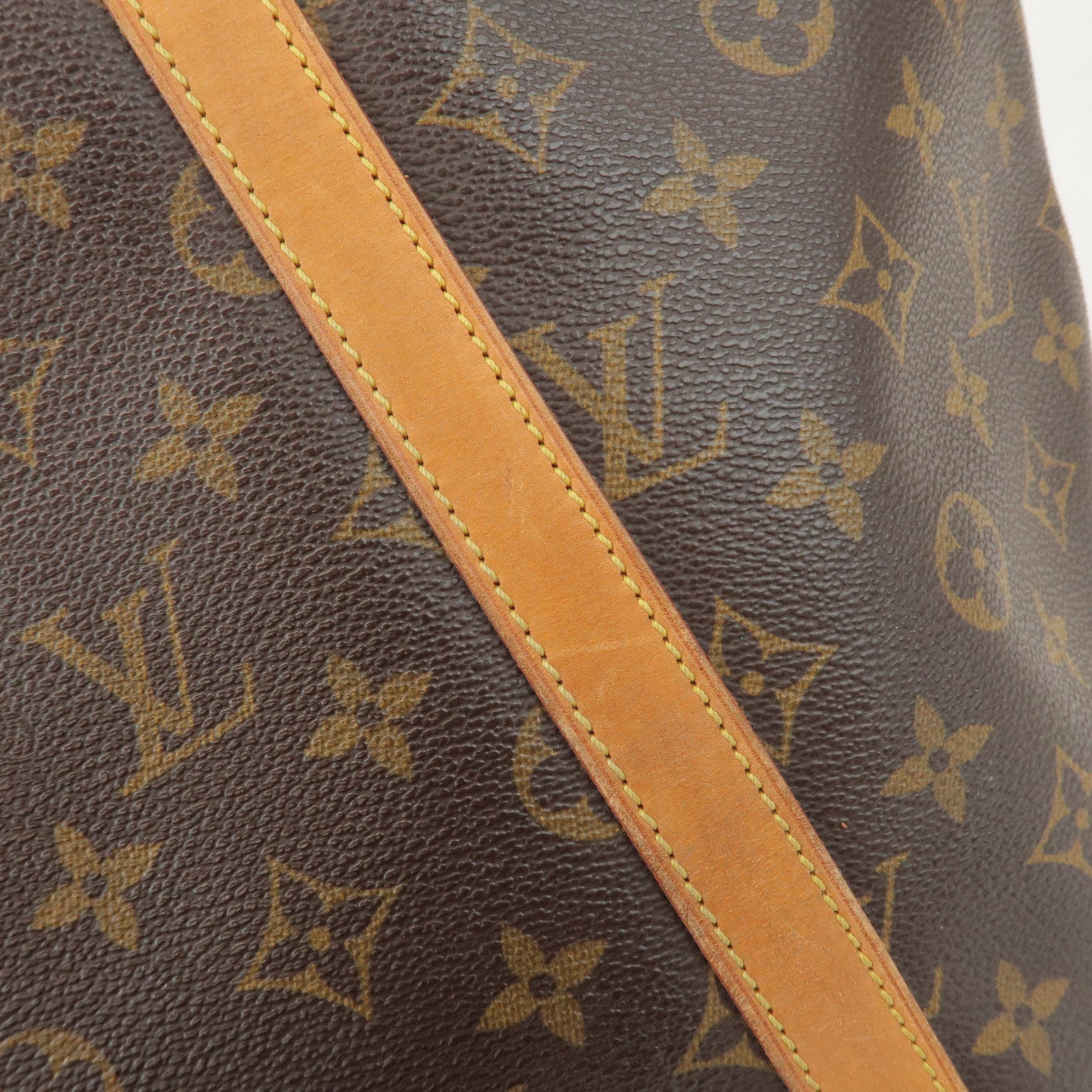 Louis Vuitton Monogram Sac Shopping Shoulder Bag Brown M51108