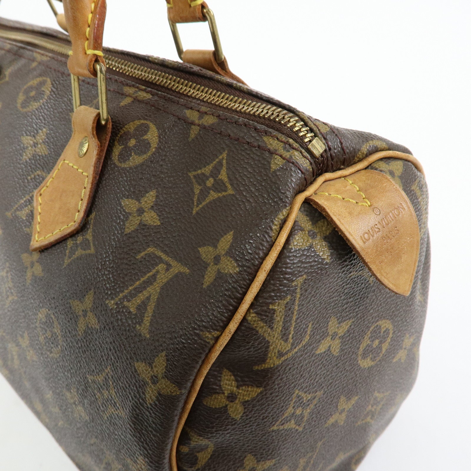 Louis Vuitton Monogram Speedy 30 Boston Bag Hand Bag Brown M41526