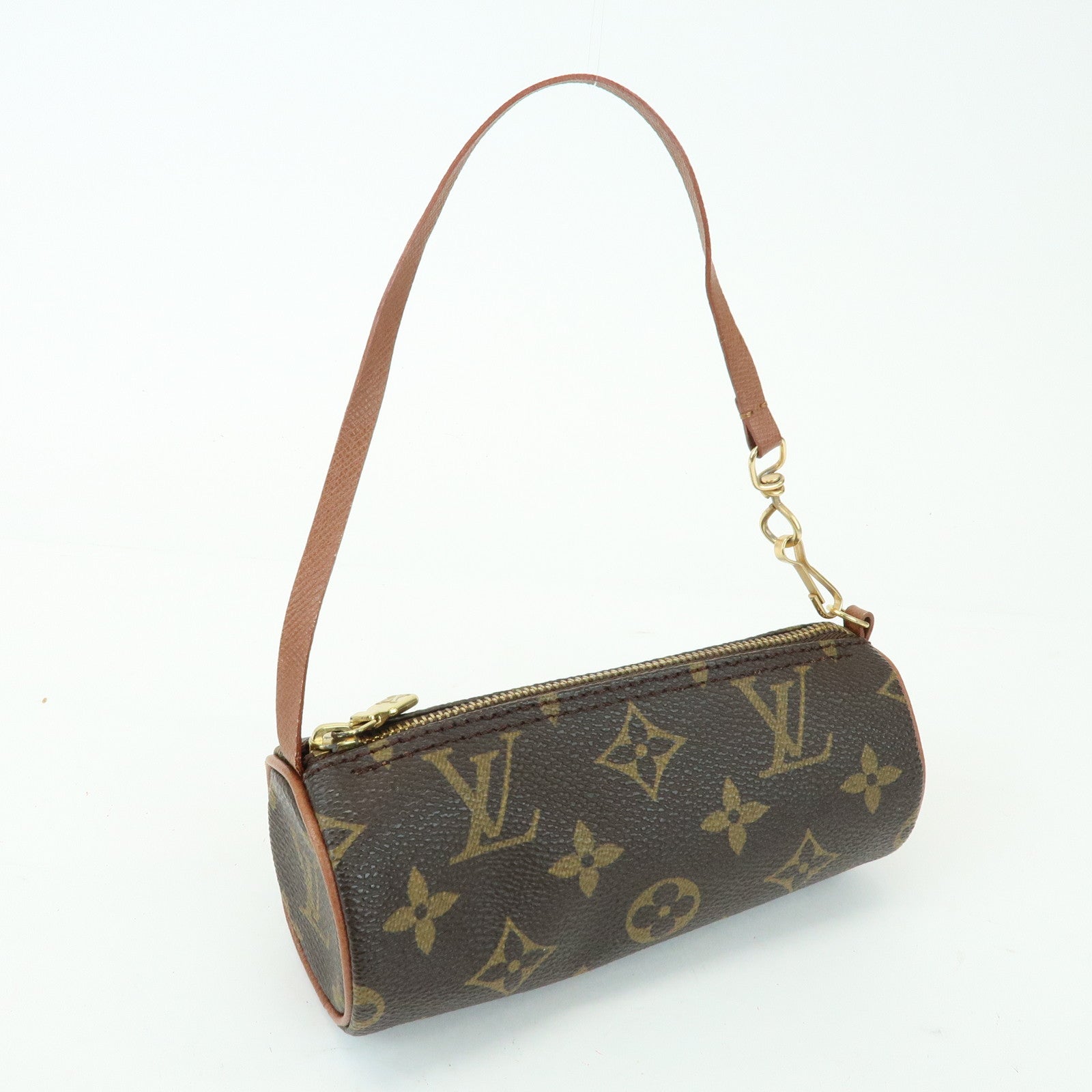 Louis Vuitton Monogram Mini Pouch for Papillon Bag Brown