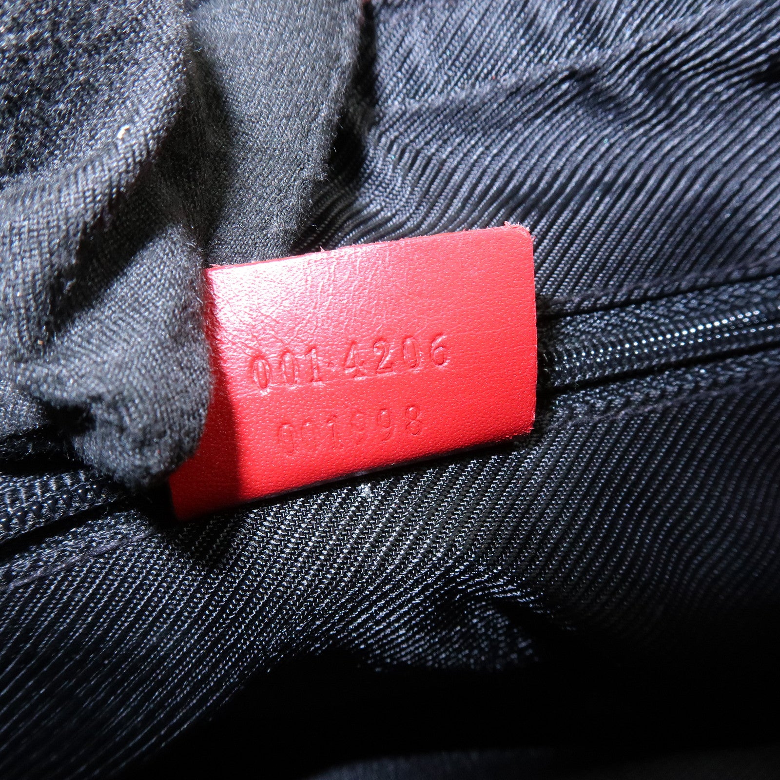 GUCCI GG Canvas Leather Shoulder Bag Beige Red 001・4206・001998