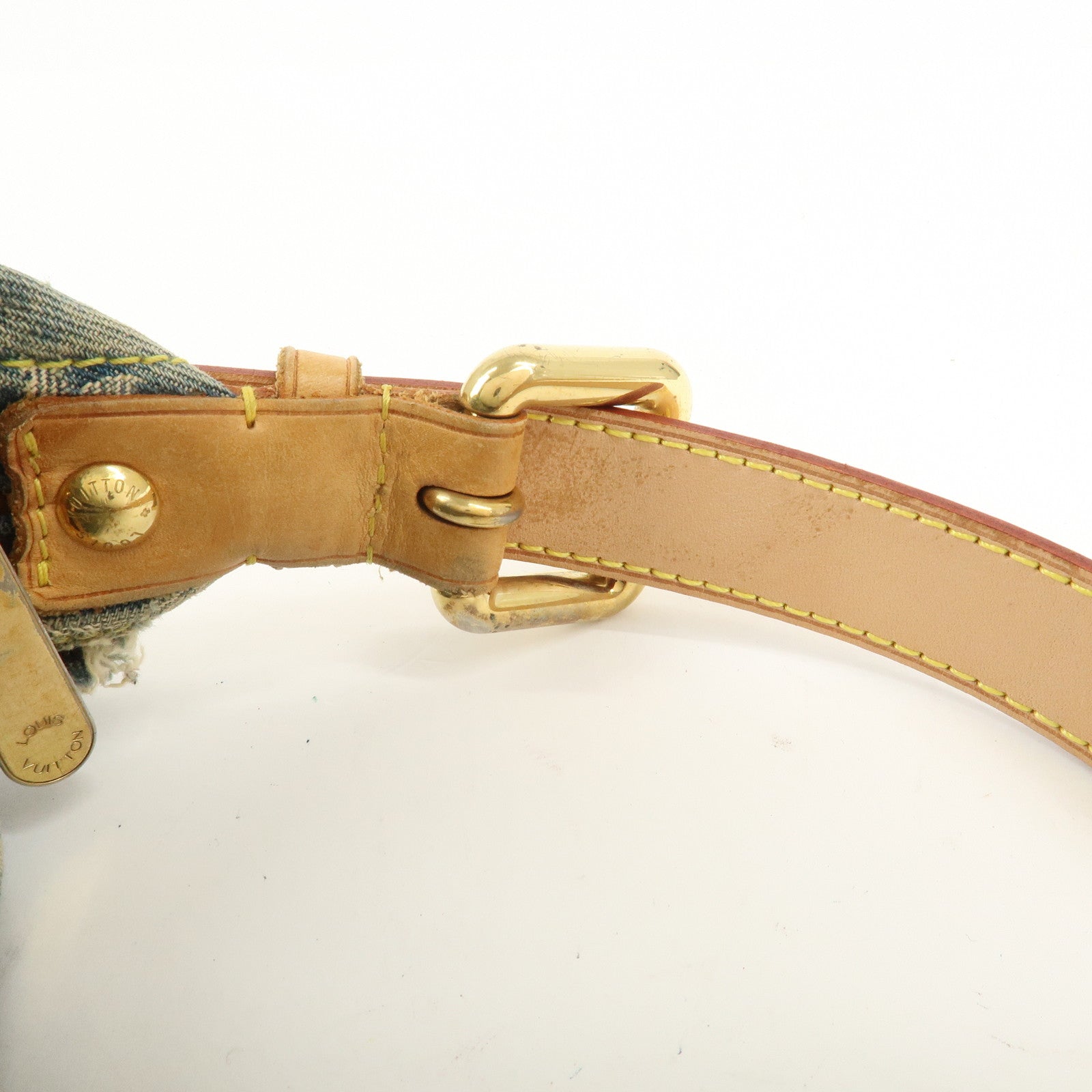 Louis Vuitton Monogram Denim Baggy GM Shoulder Bag Blue M95048