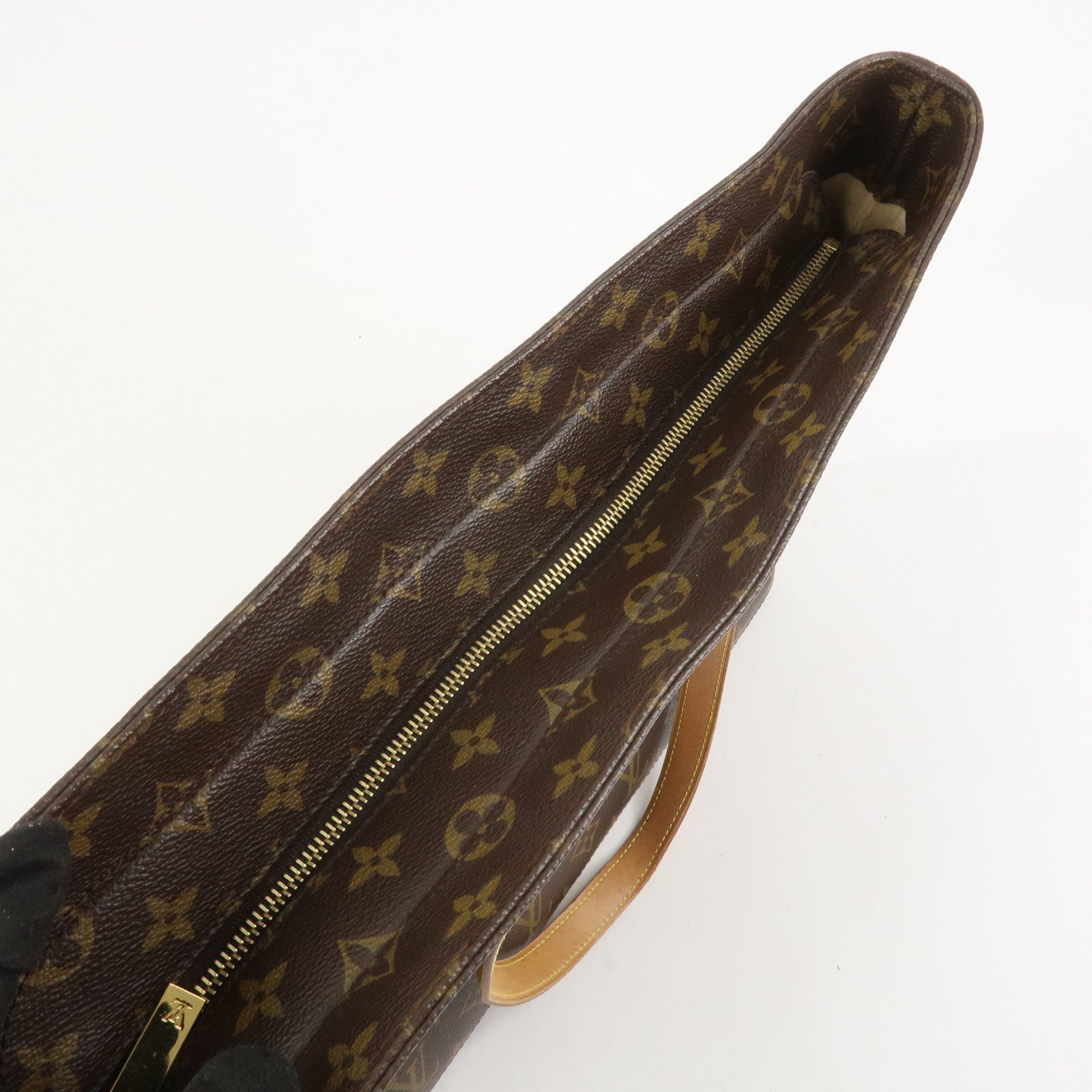 Louis Vuitton Monogram Luco Tote Bag Shoulder Bag Brown M51155