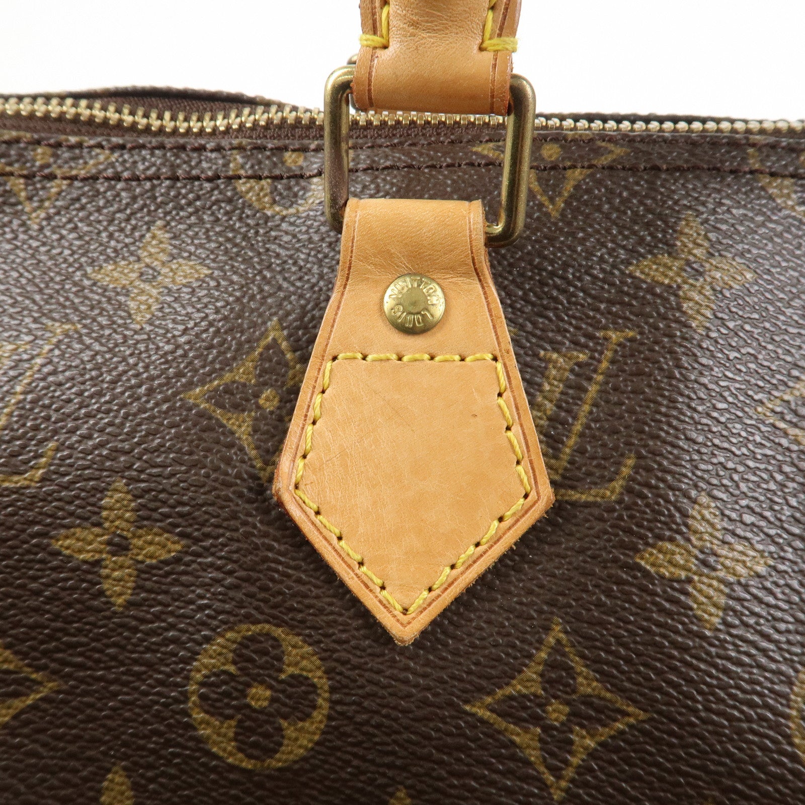 Louis Vuitton Monogram Canvas Speedy 35 Boston Bag Hand Bag M41524