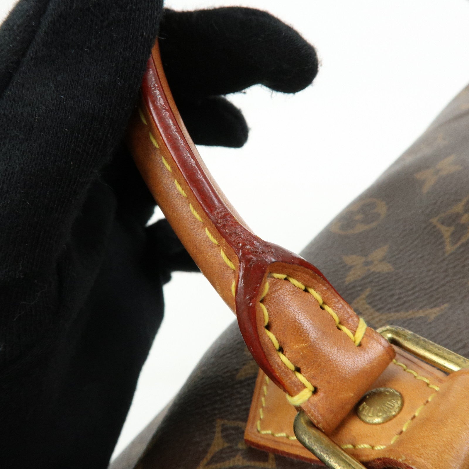 Louis Vuitton Monogram Speedy 30 Boston Bag Hand Bag Brown M41108