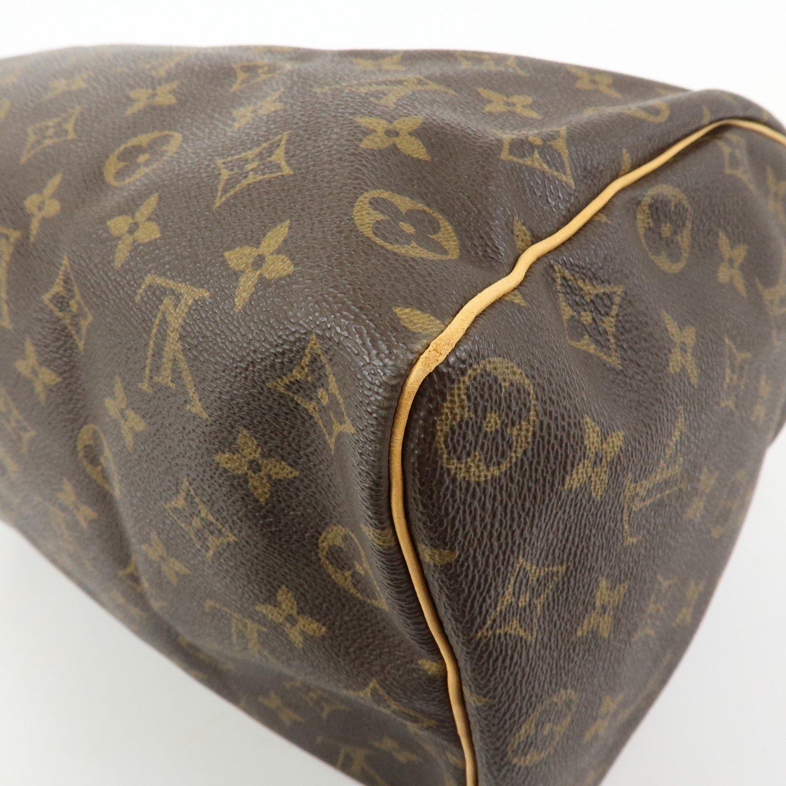 Louis Vuitton Monogram Speedy 35 Boston Bag Hand Bag Brown M41524