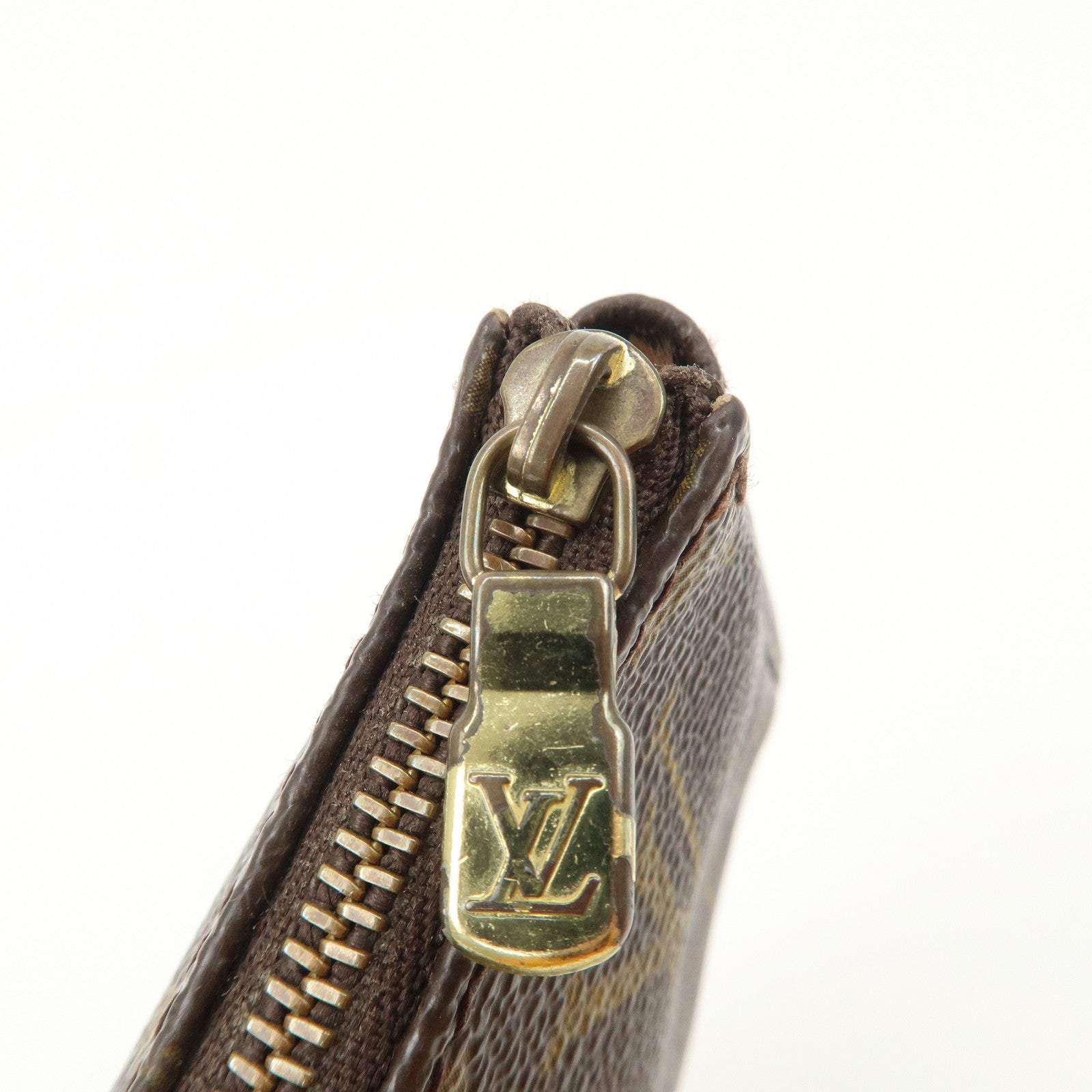 Louis Vuitton Monogram Pochette Accessoires Hand Bag Brown M51980