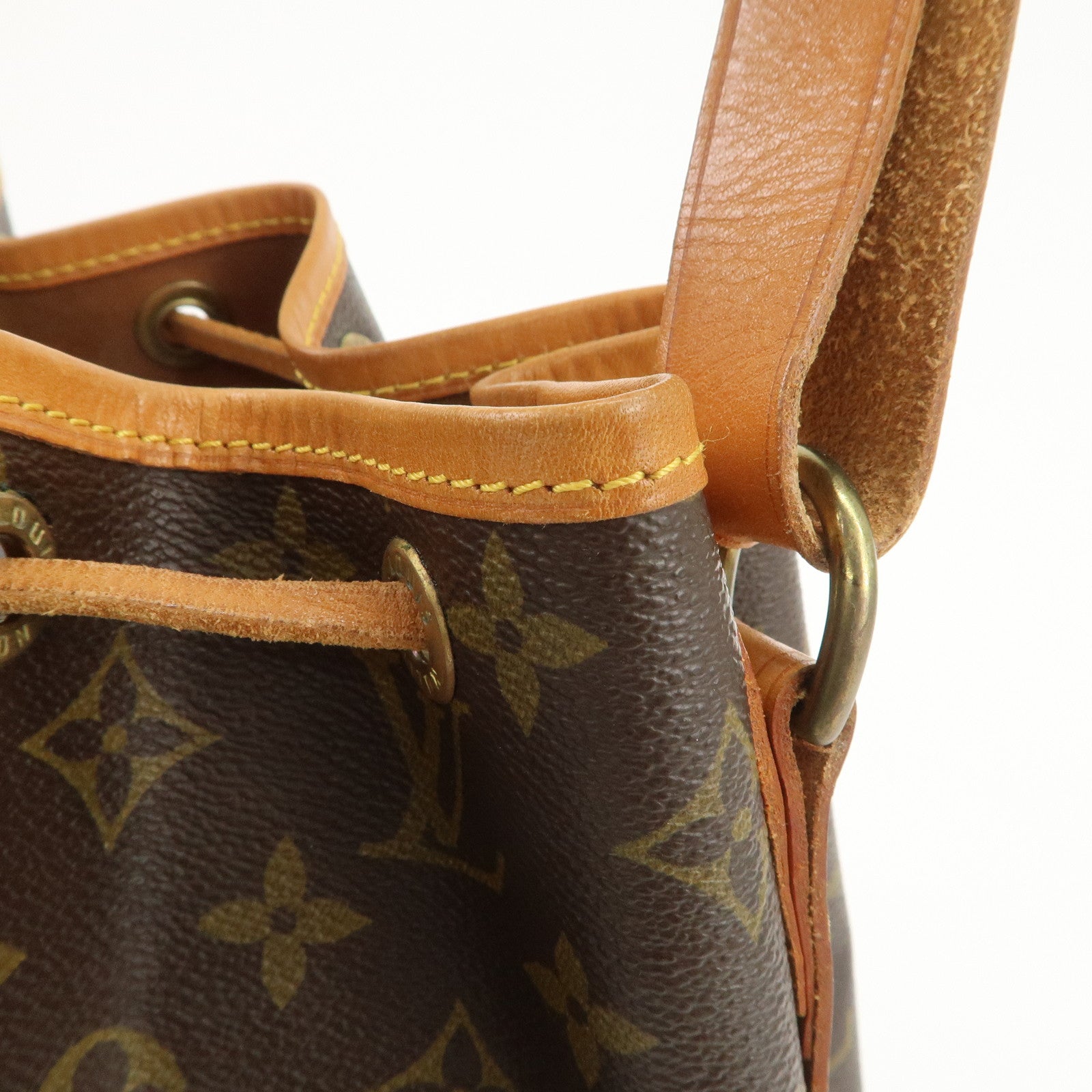Louis Vuitton Monogram Petit Noe Shoulder Bag Brown M42226