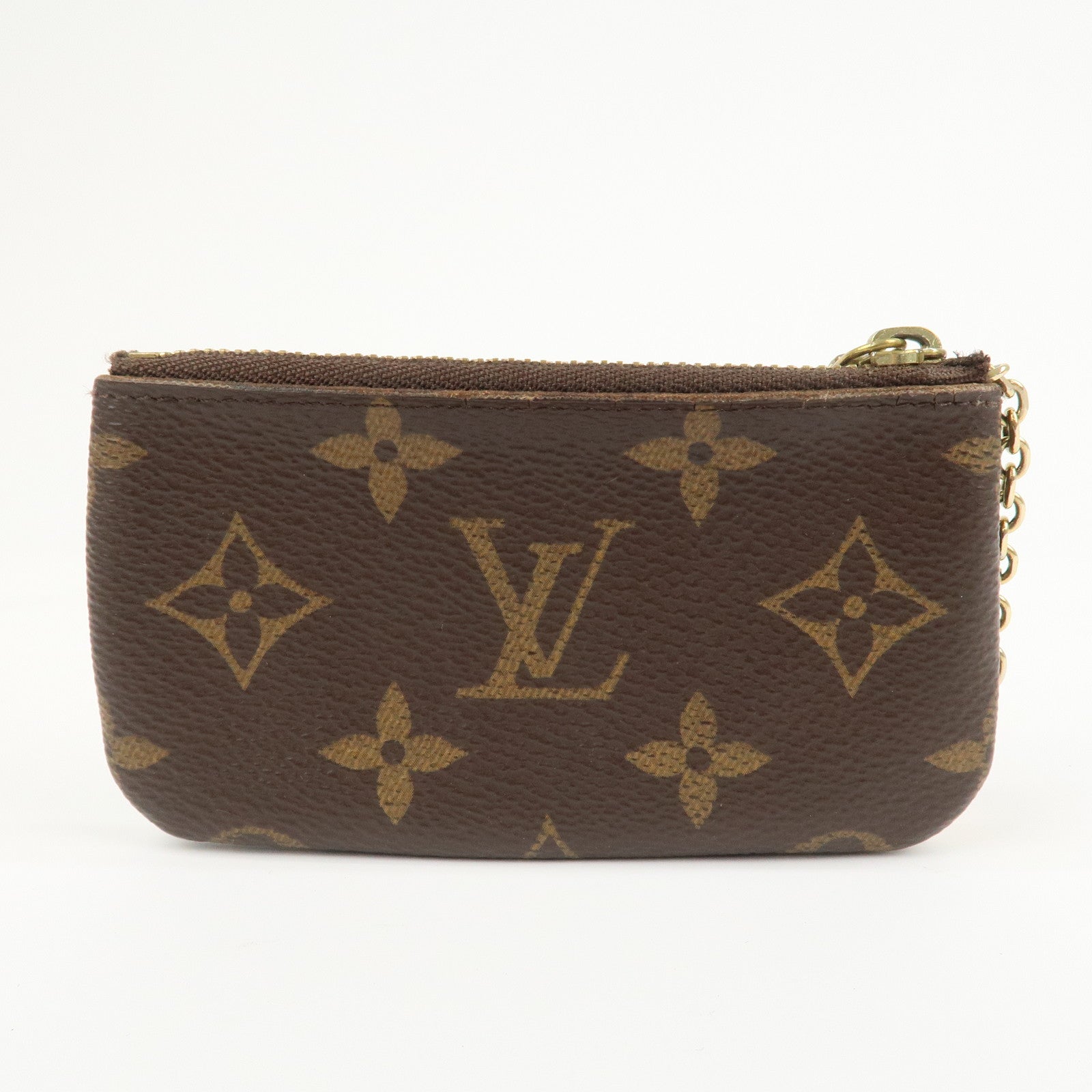 Louis Vuitton Monogram Pochette Cles Coin Case Key Case  M62650