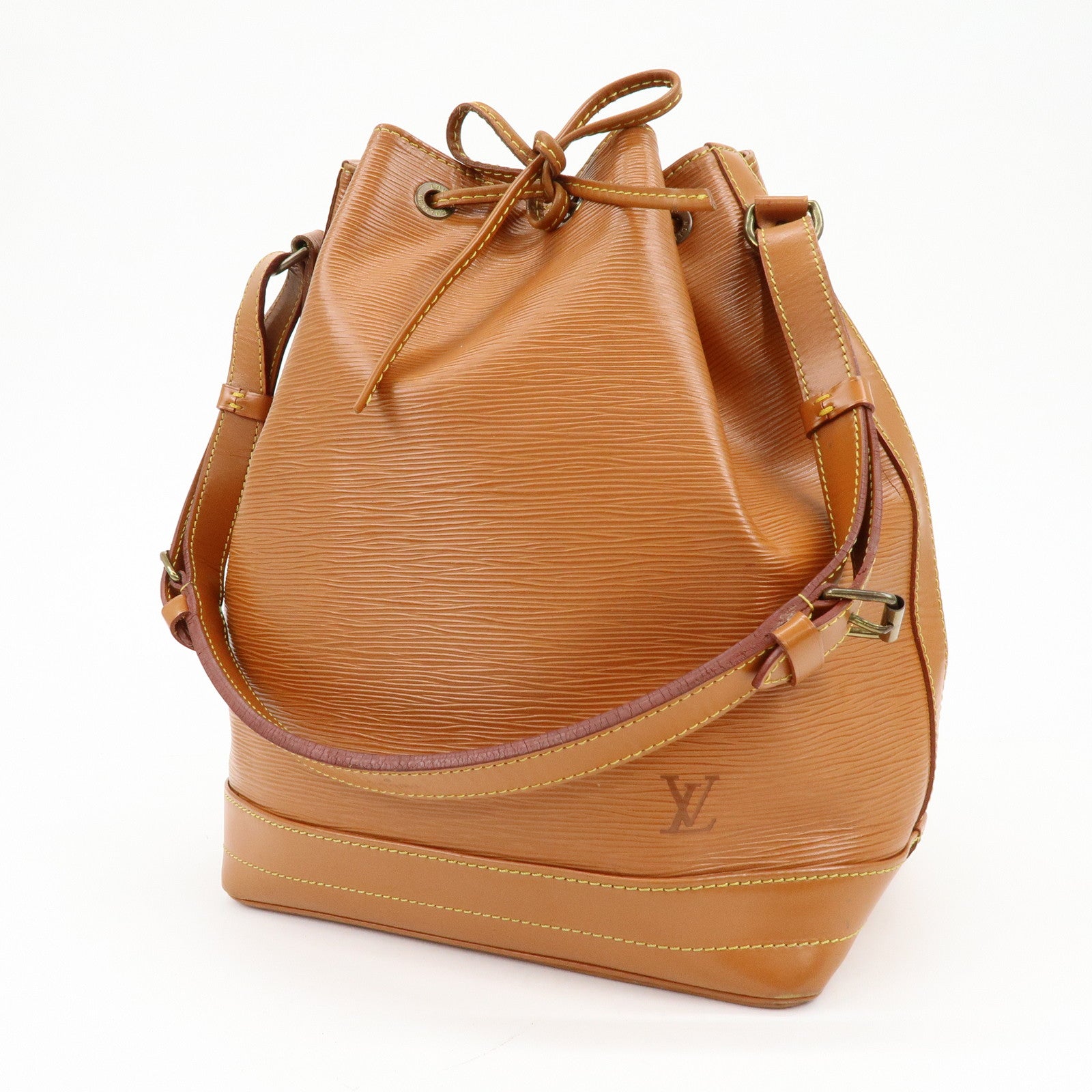 Louis Vuitton Epi Leather Noe Shoulder Bag Zipang Gold M44008