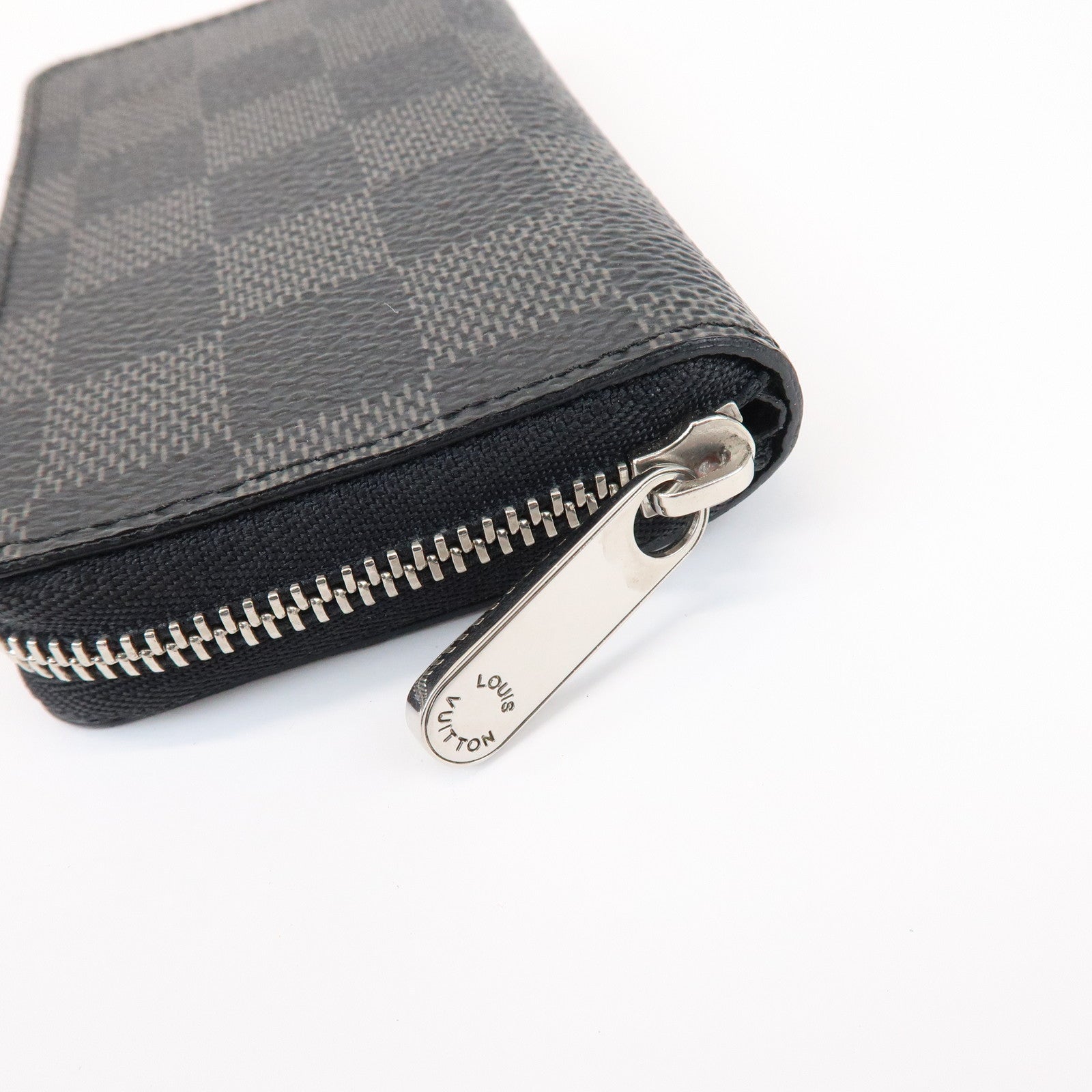 Louis Vuitton Damier Graphite Zippy Coin Purse Coin Case N63076