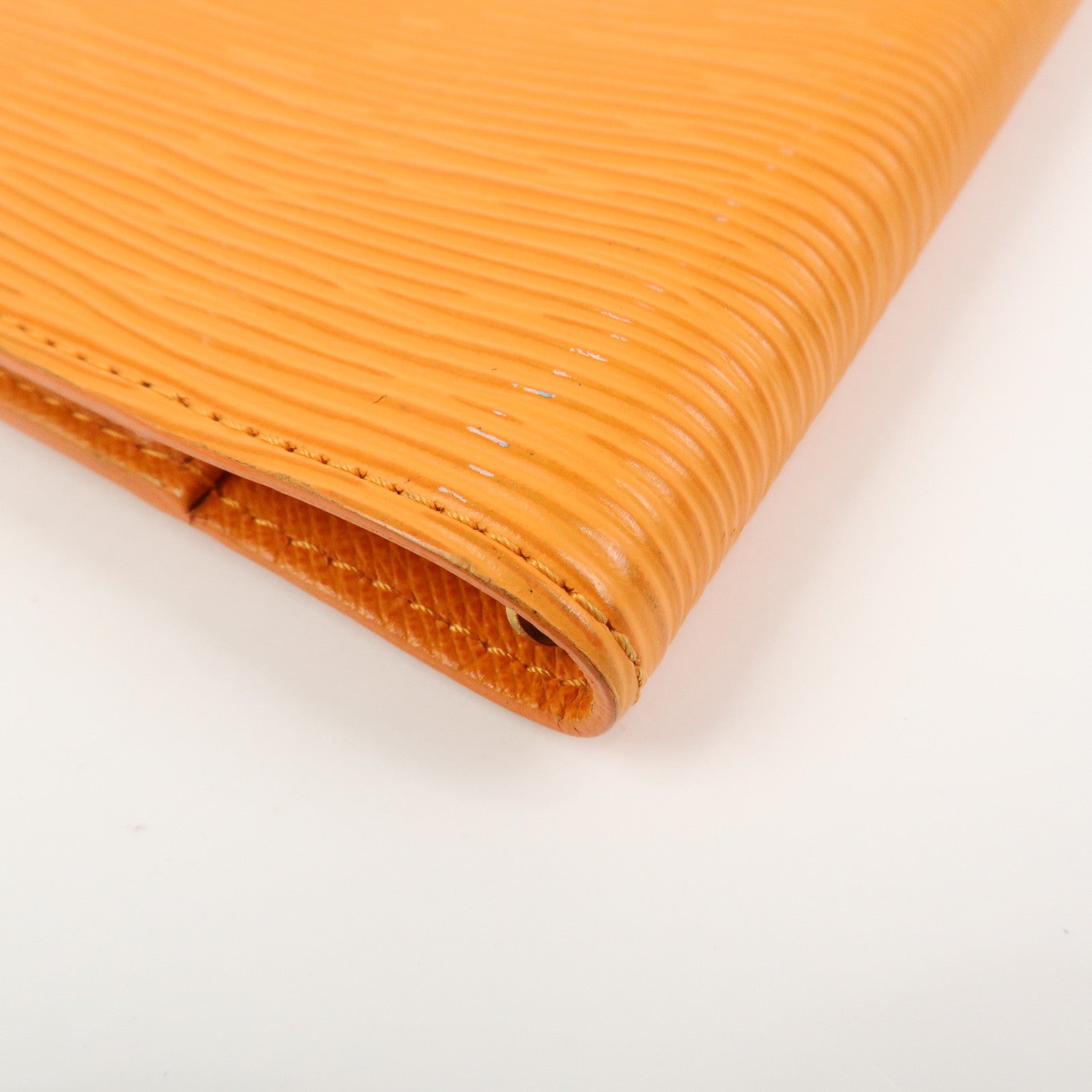Louis Vuitton Epi Leather Agenda PM Planner Cover Mandarin R2005H