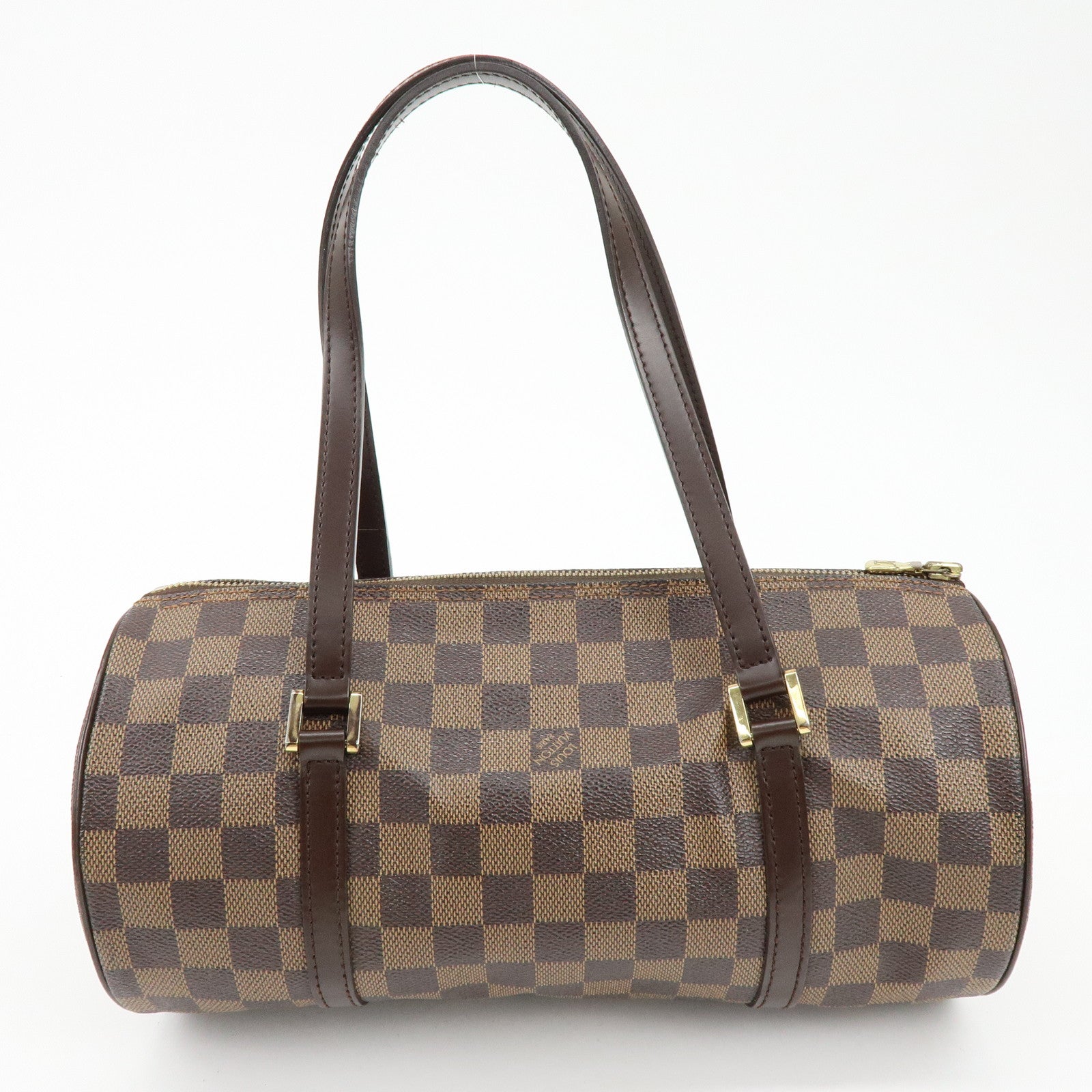 Louis Vuitton Damier Ebene Papillon 30 Hand Bag Brown N51303