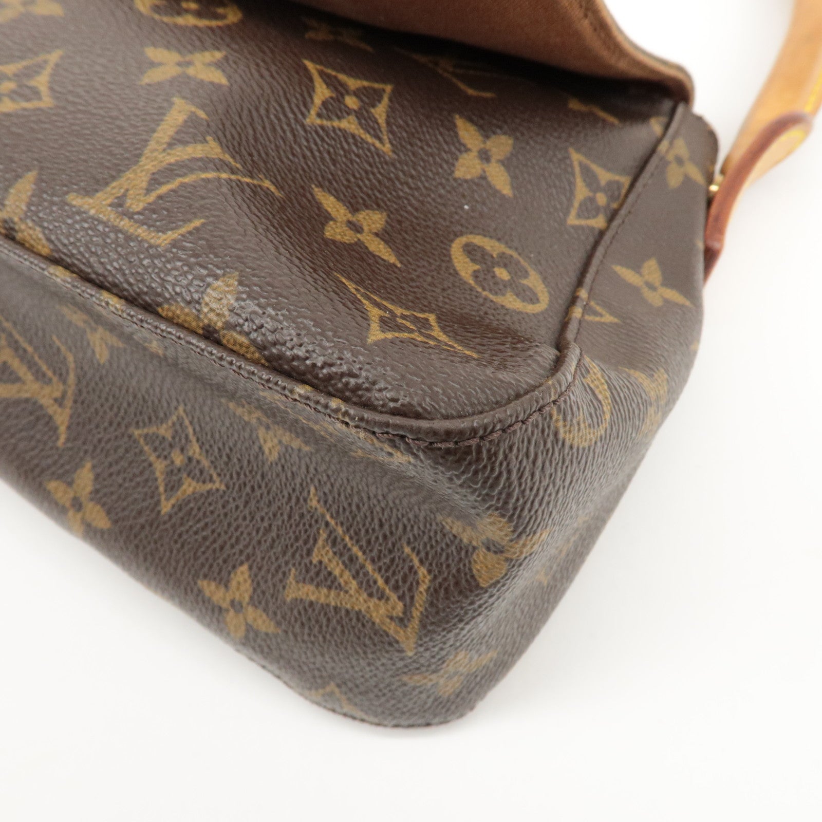 Louis Vuitton Monogram Mini Looping Shoulder Bag Brown M51147 Used