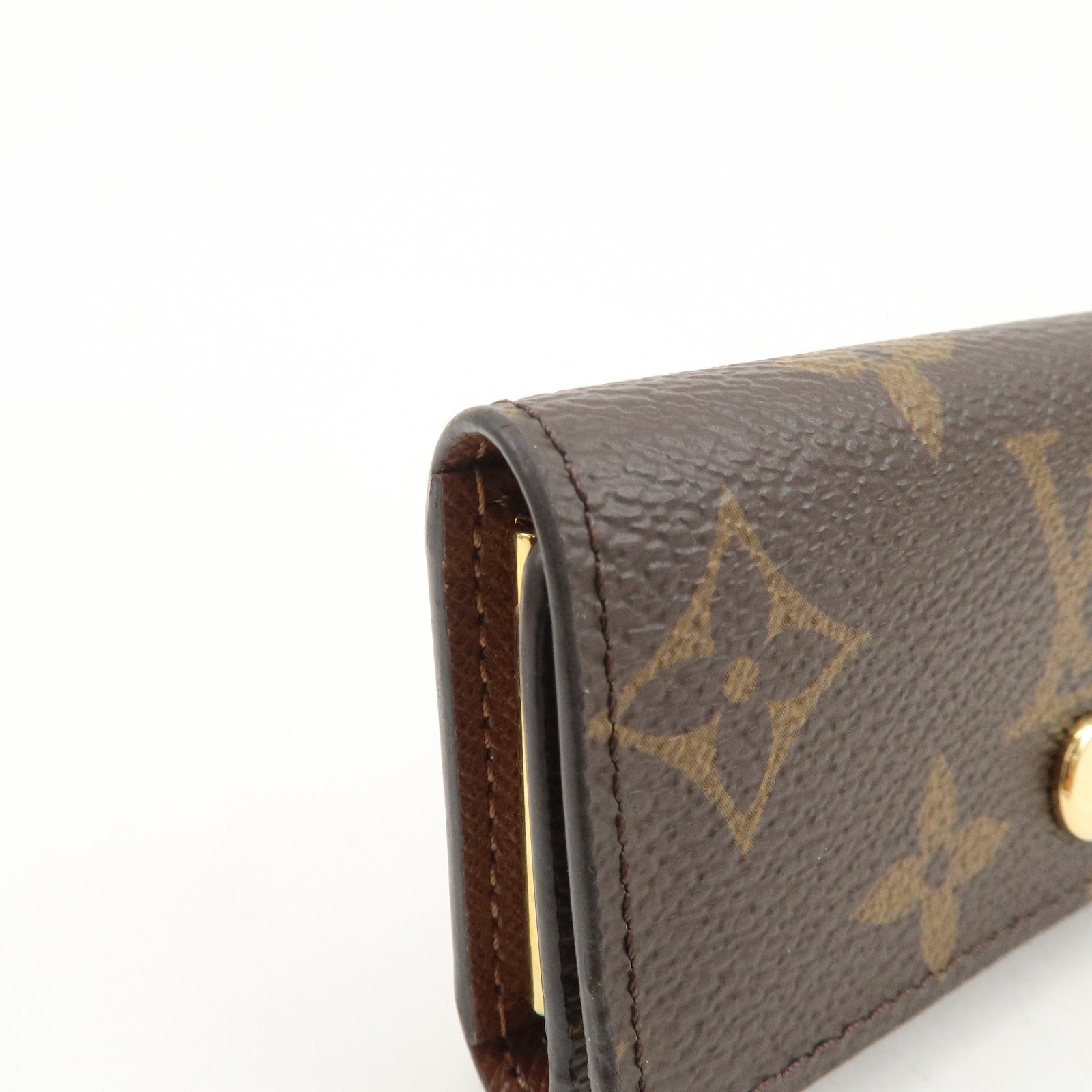 Louis Vuitton Monogram Multicles 4 Key Case Key Holder Brown M6263