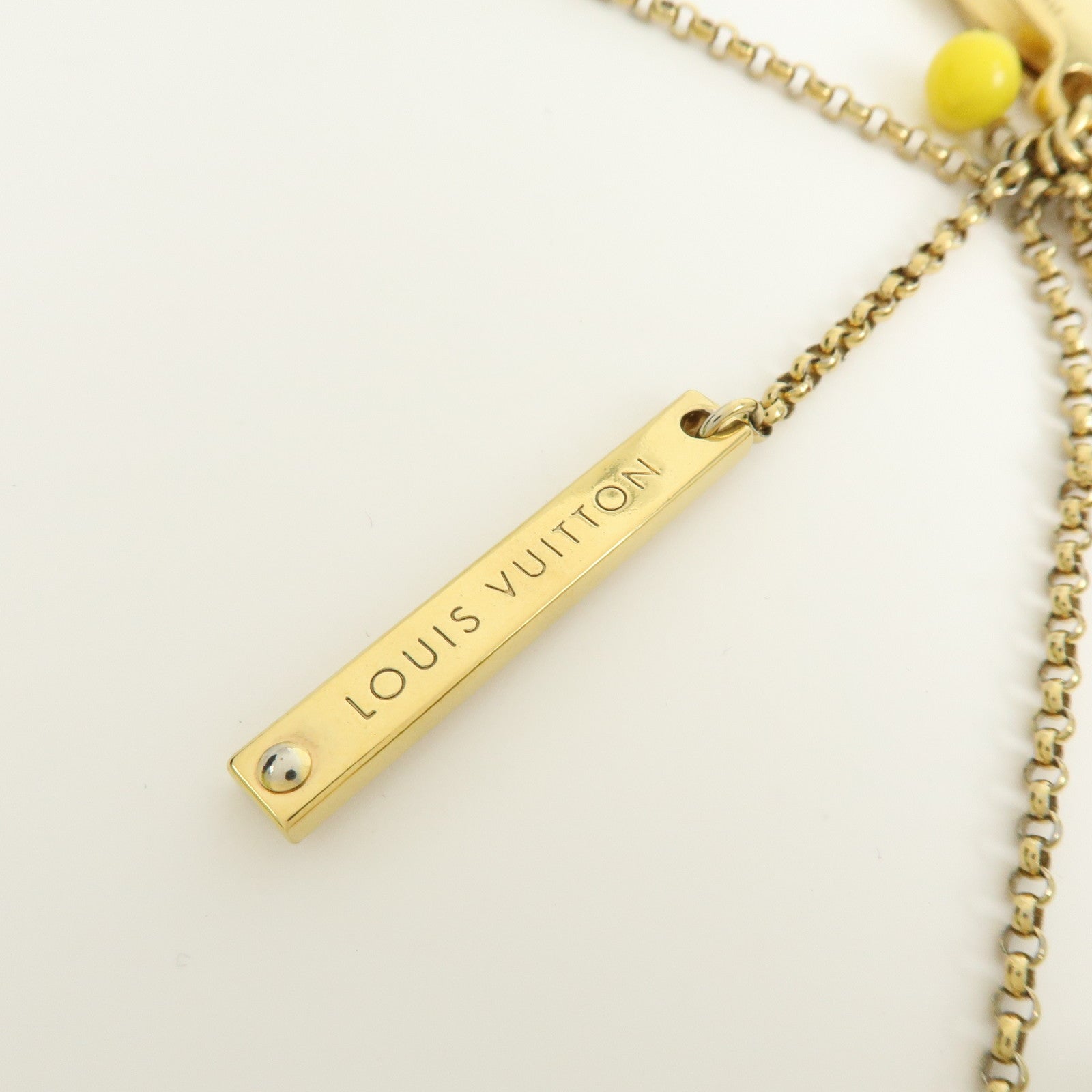 Louis Vuitton Porte Cles Grelots Bag Charm Metal Gold M62227